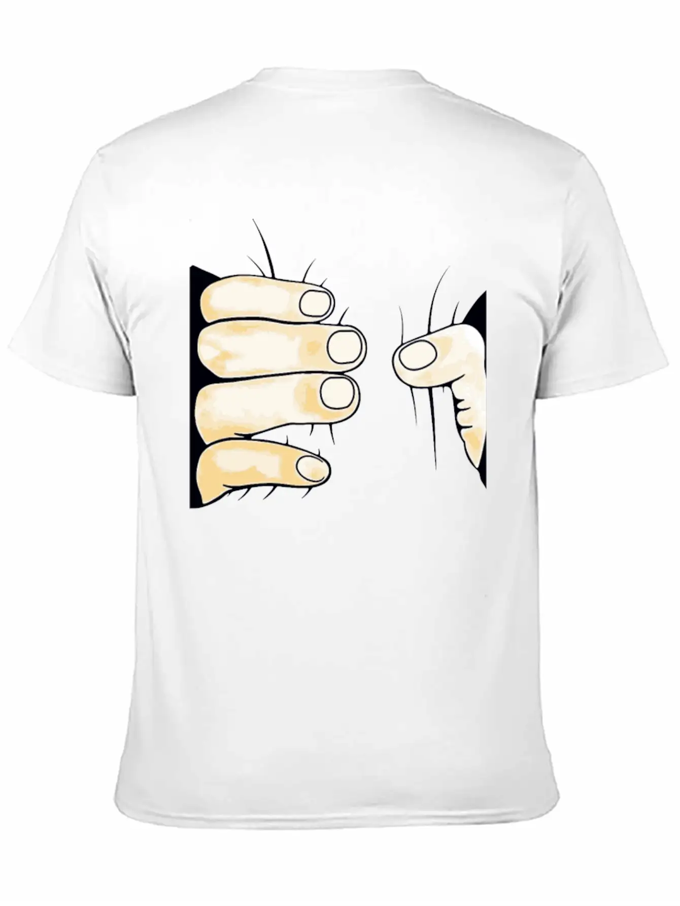 Hand 3d Unisex Casual T-Shirt – Clean Design For Daily Comfort