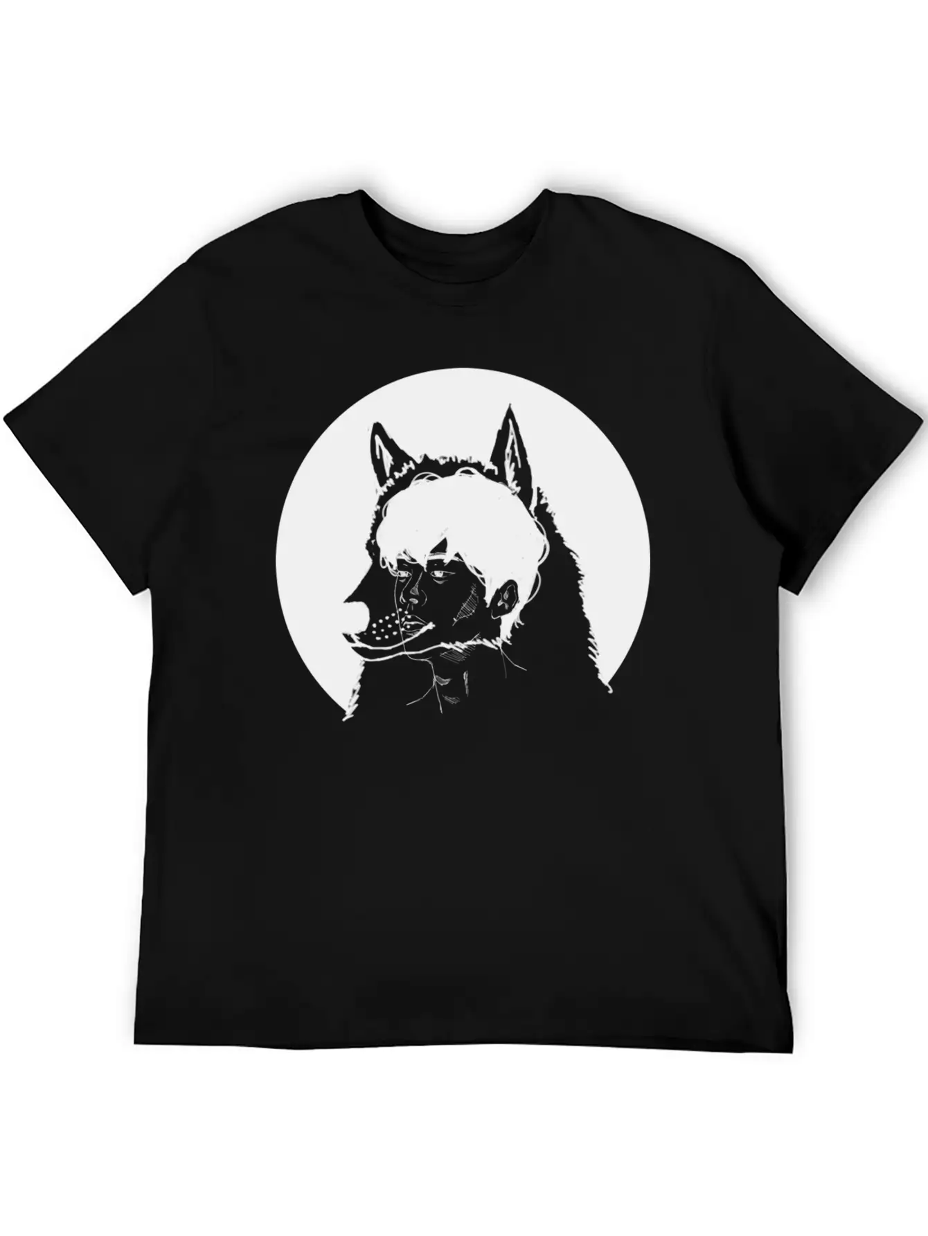 Hand Drawn Wolf Boy, Japan, Anime, Manga, Cosplay Basic Graphic T-Shirt – Daily Comfort In Soft Cotton