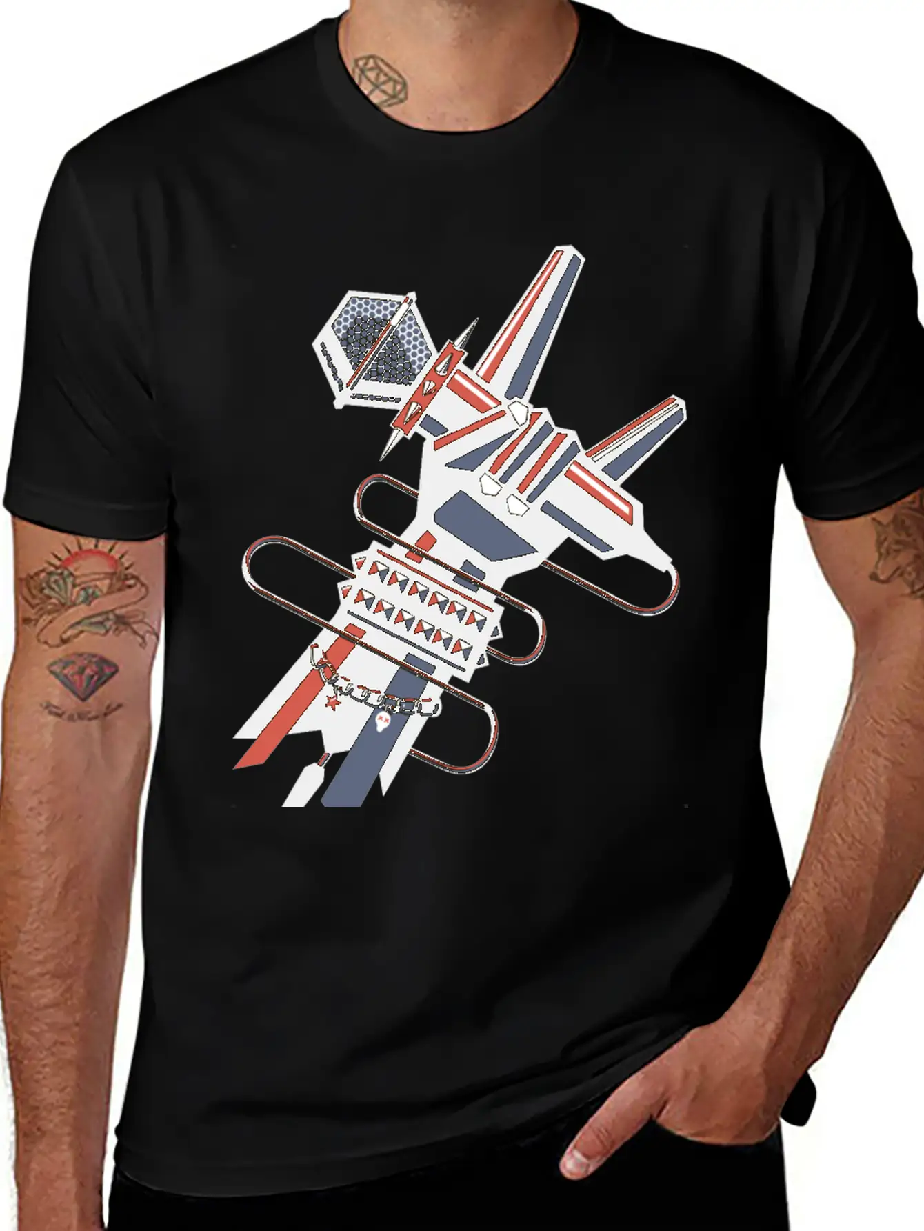 Hand Guitar Unisex Short Sleeve Soft Cotton T-Shirt – Casual Everyday Wear