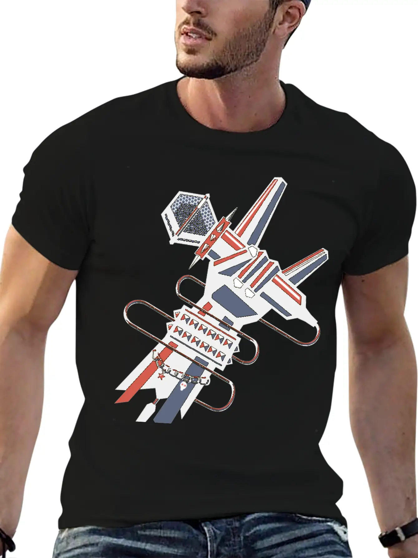 Hand Guitar Unisex Short Sleeve Soft Cotton T-Shirt – Casual Everyday Wear