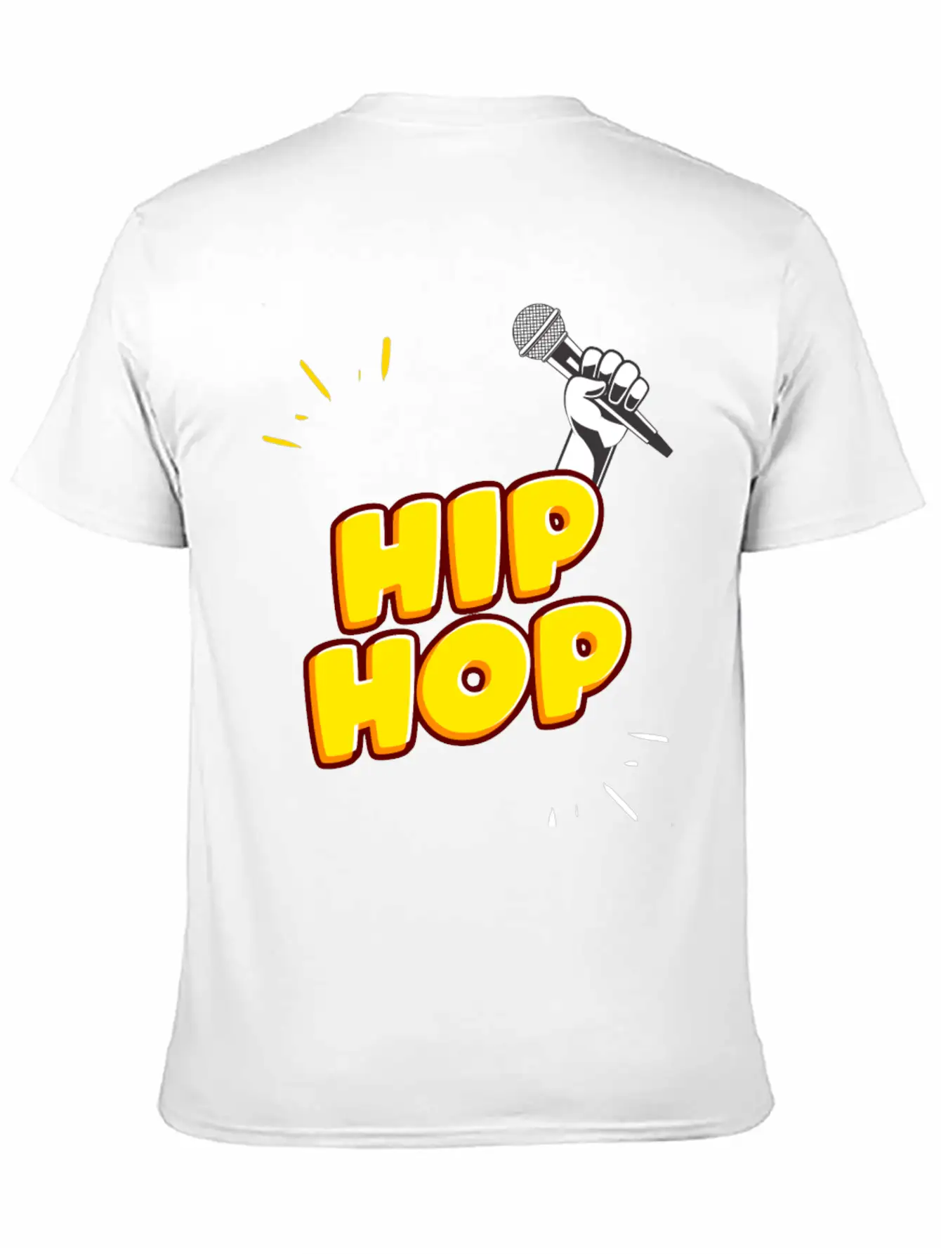 Hand Holding Microphone Essential Unisex Summer Tee – Soft Cotton Casual Fit