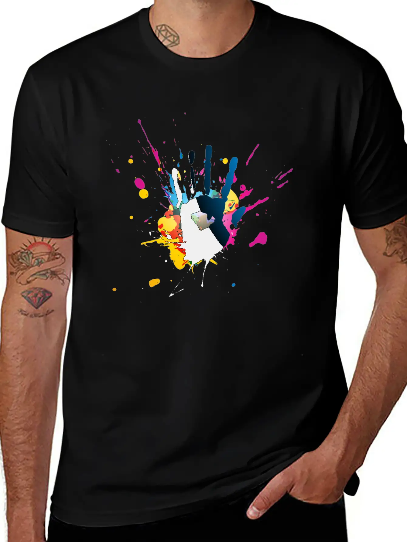Hands Stylish Everyday T-Shirt – Unisex Basic Cotton Tee