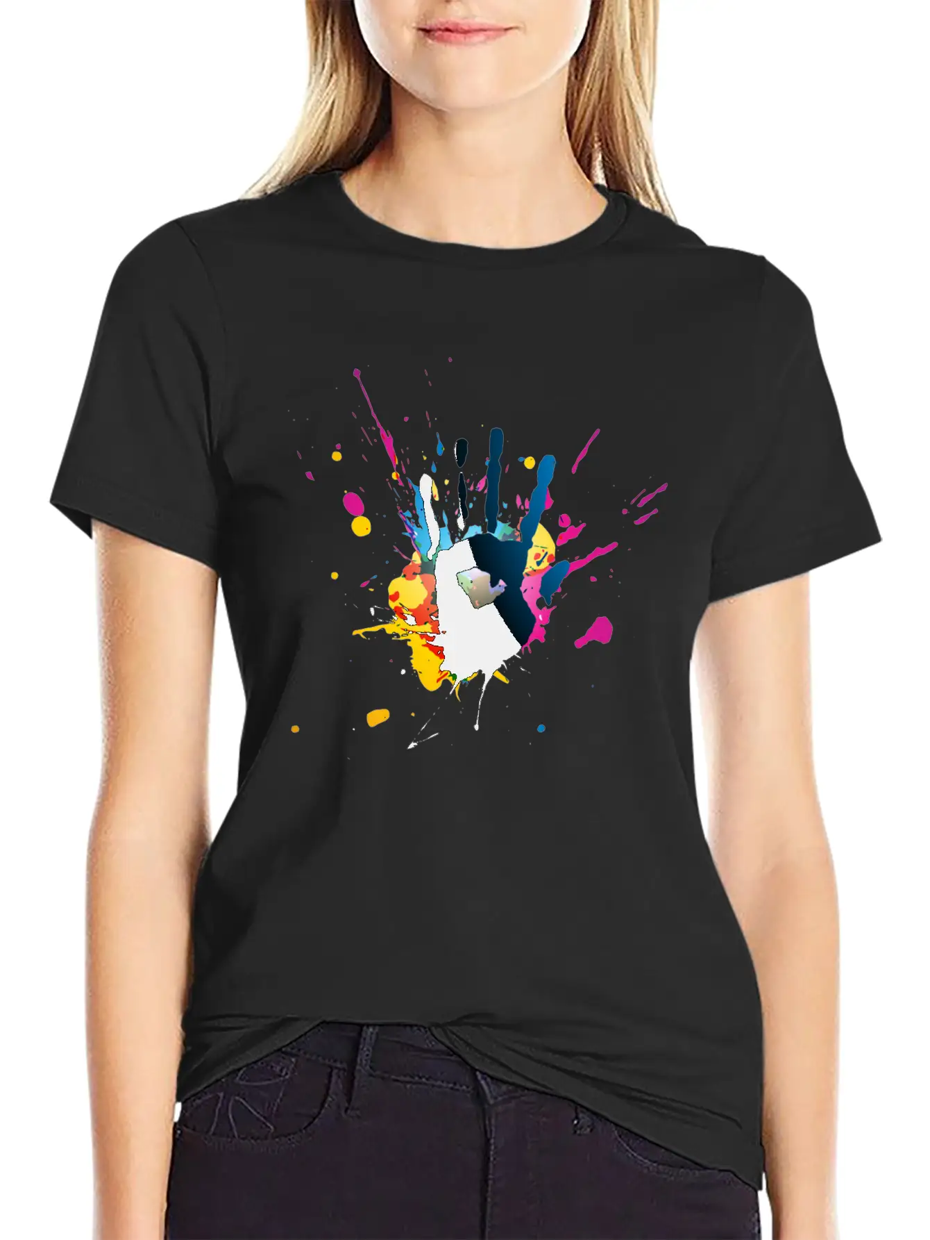 Hands Stylish Everyday T-Shirt – Unisex Basic Cotton Tee