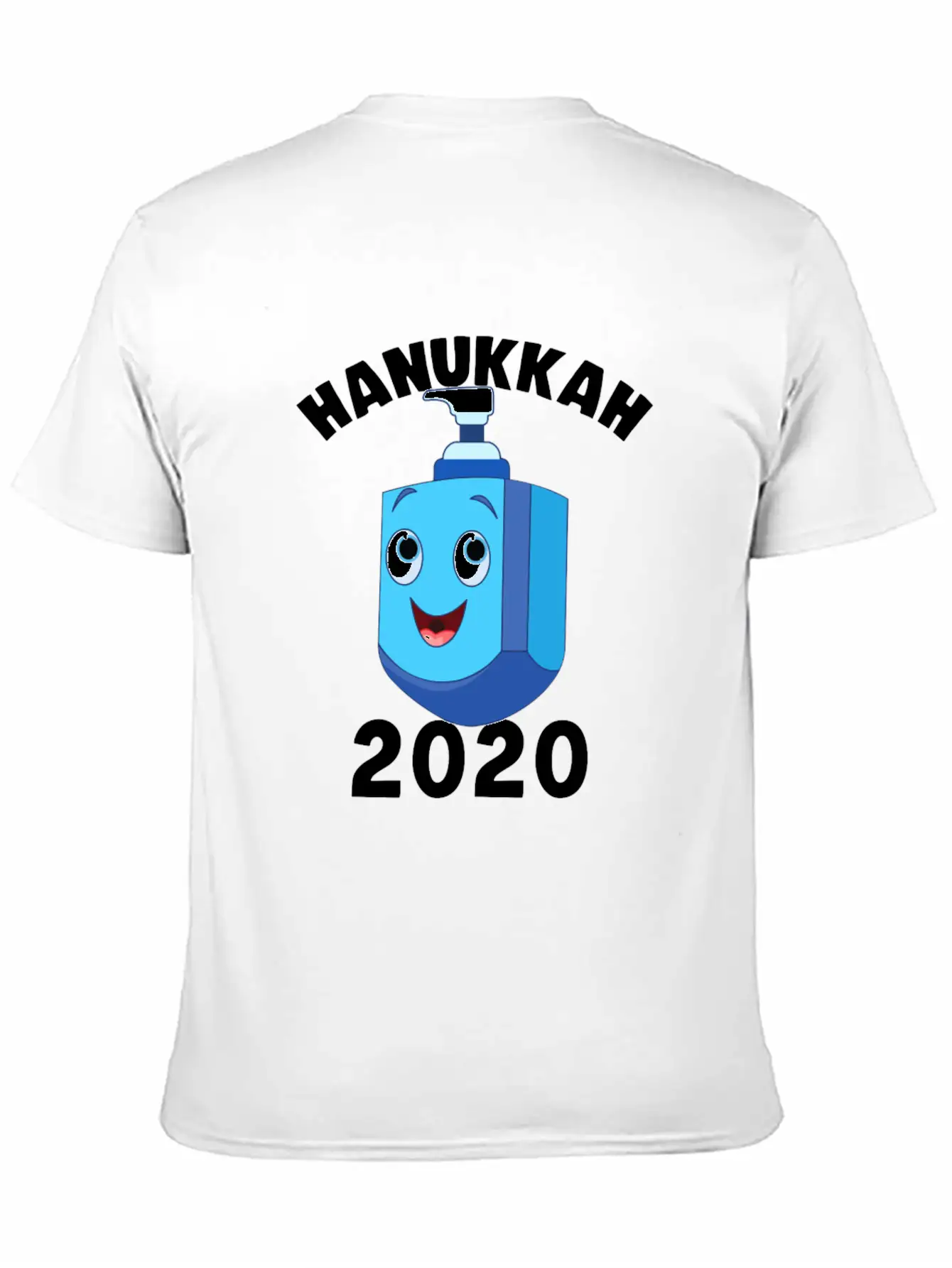 Hanukkah 2020 Hand Sanitizer Dreidel Jewish Essential Unisex Summer Tee – Soft Cotton Casual Fit