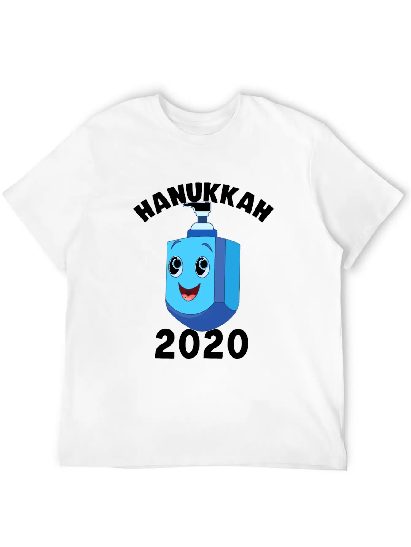 Hanukkah 2020 Hand Sanitizer Dreidel Jewish Essential Unisex Summer Tee – Soft Cotton Casual Fit