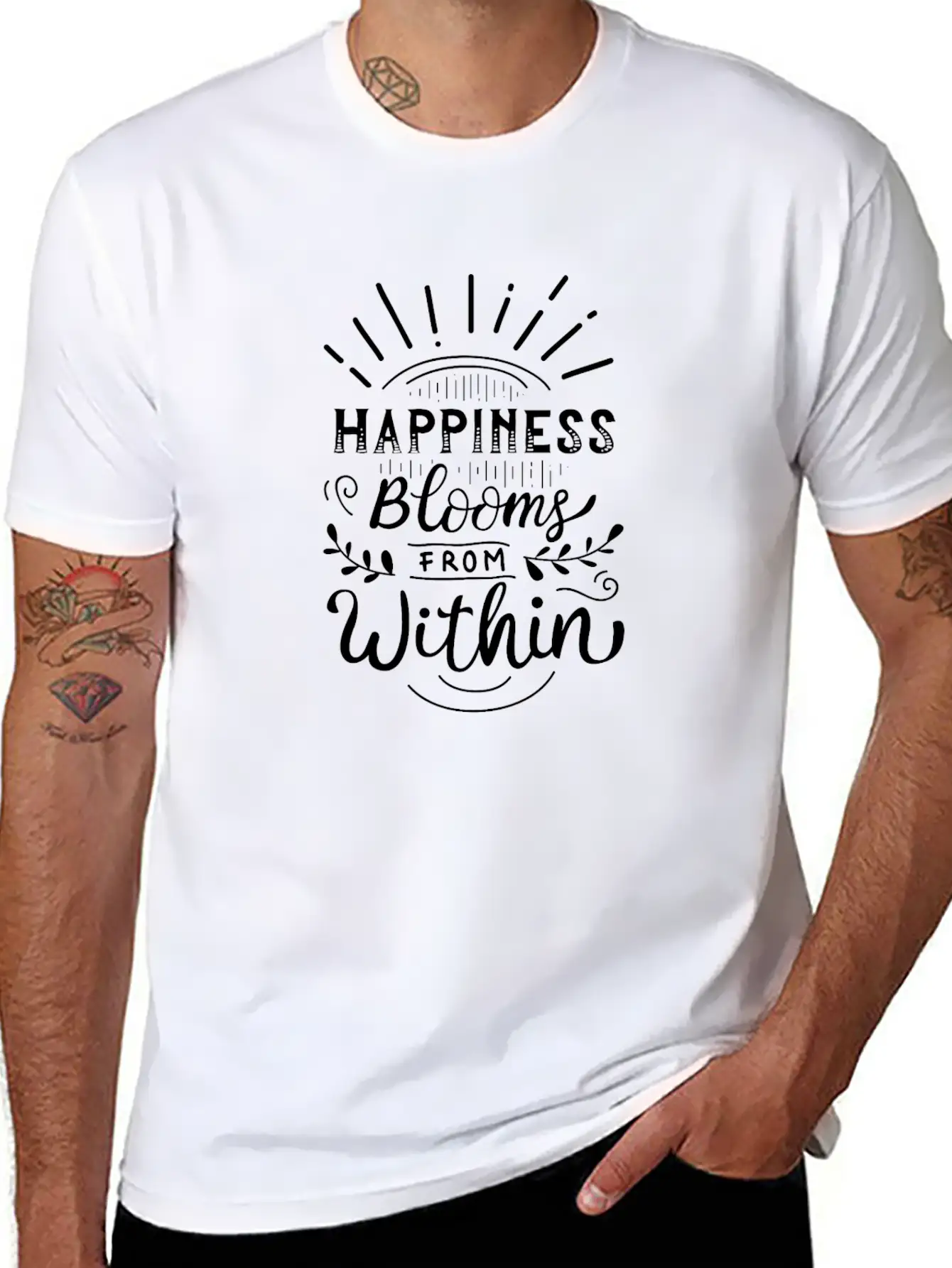 Happiness F Relaxed Everyday Tee – Lightweight And Durable Cotton
