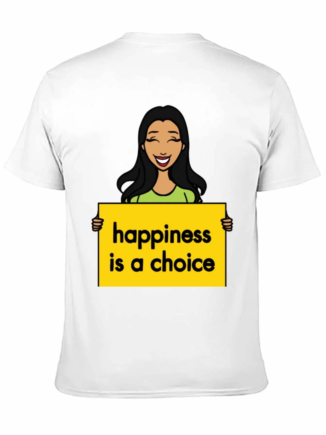 Happiness Is A Choice Basic Graphic T-Shirt – Daily Comfort In Soft Cotton