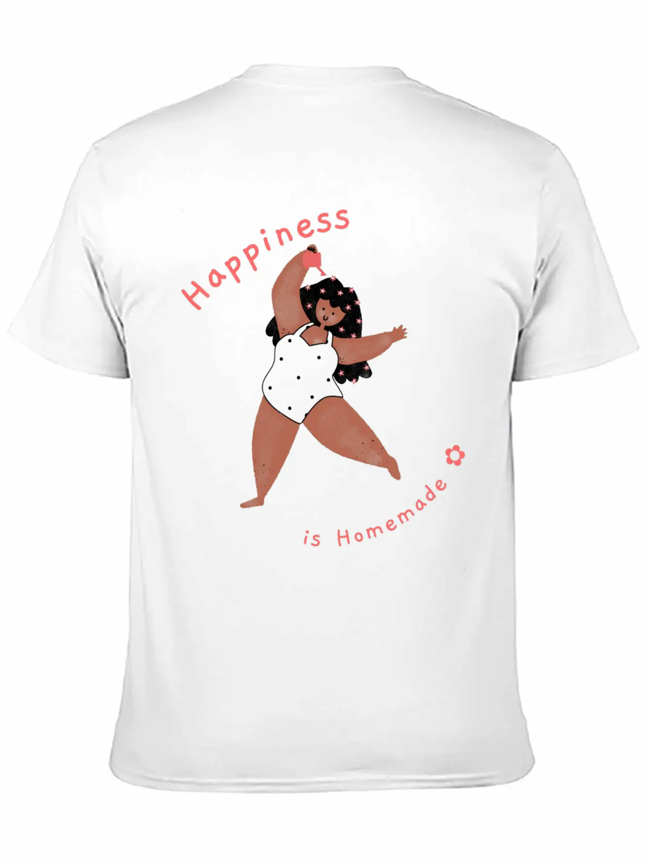 Happiness Is Homemade Basic Graphic T-Shirt – Daily Comfort In Soft Cotton