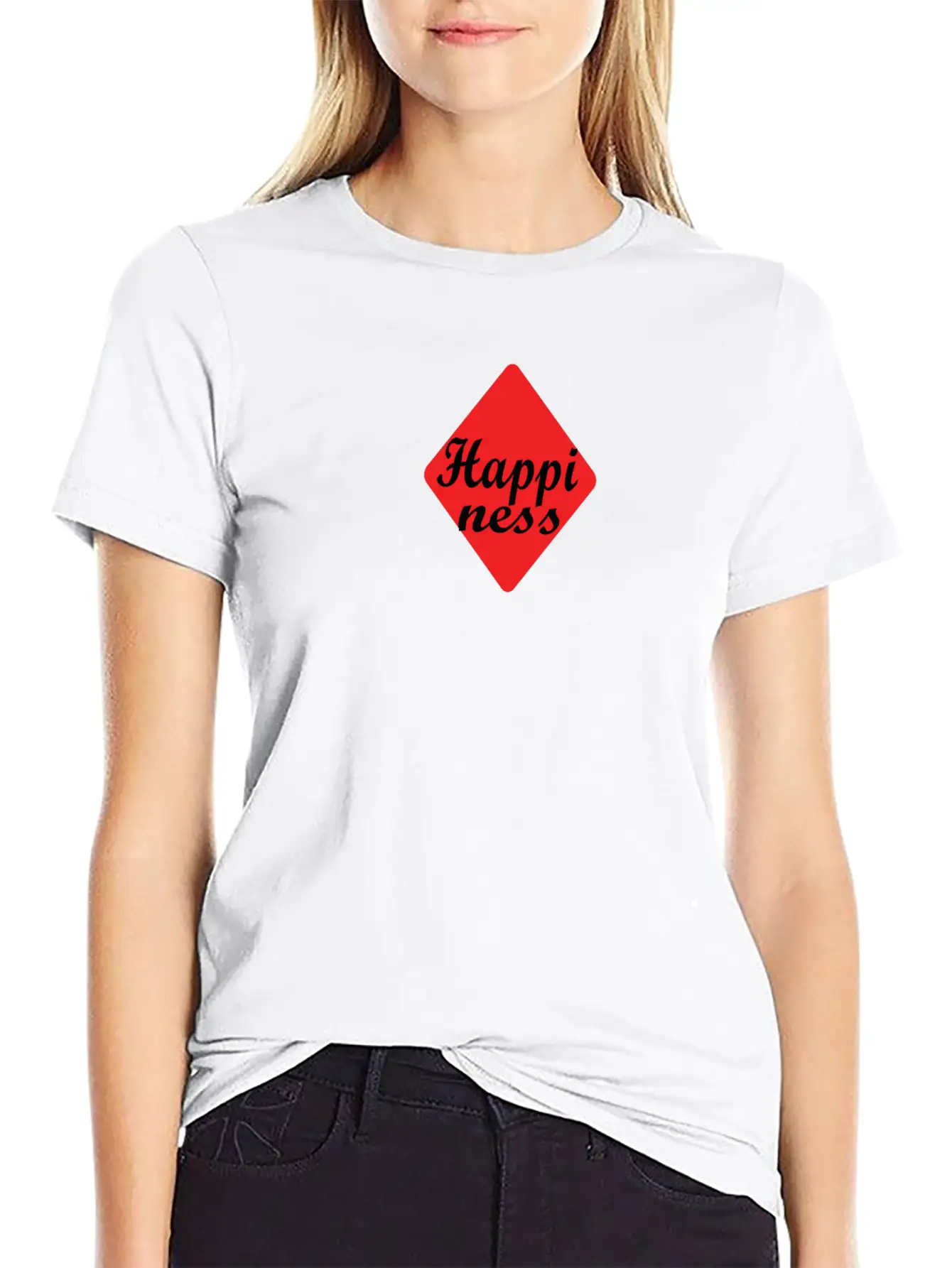 Happiness Relaxed Everyday Tee – Lightweight And Durable Cotton