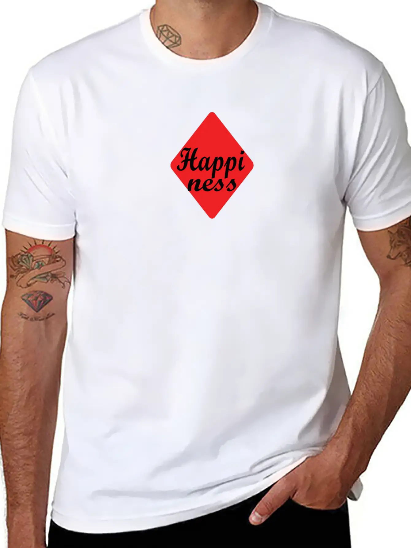 Happiness Relaxed Everyday Tee – Lightweight And Durable Cotton