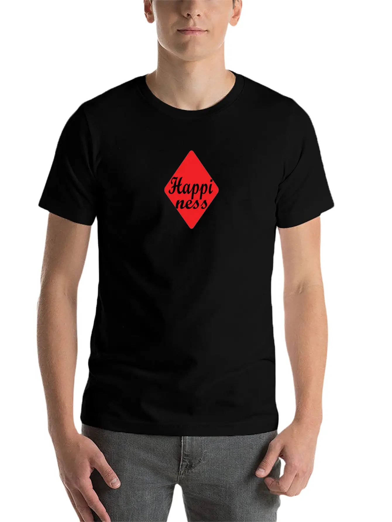 Happiness Relaxed Everyday Tee – Lightweight And Durable Cotton