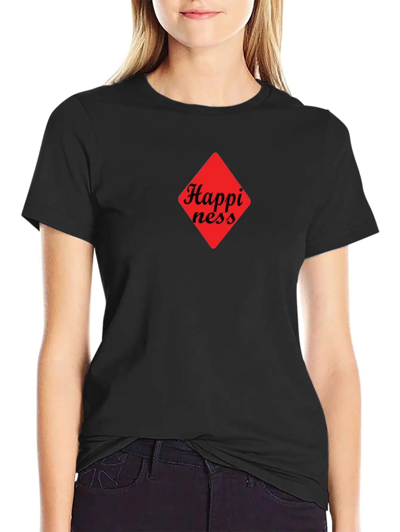 Happiness Relaxed Everyday Tee – Lightweight And Durable Cotton