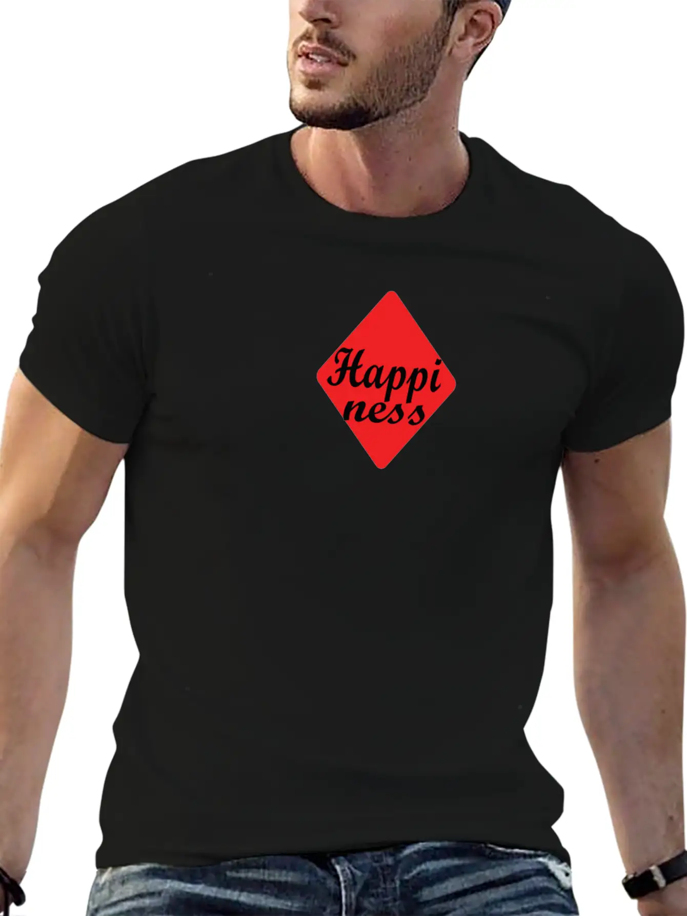 Happiness Relaxed Everyday Tee – Lightweight And Durable Cotton