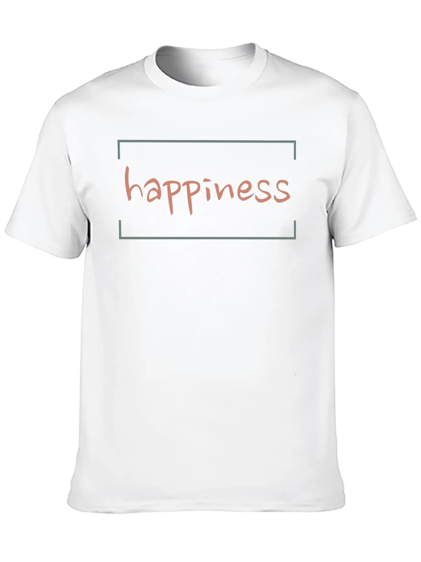 Happiness Stylish Everyday T-Shirt – Unisex Basic Cotton Tee