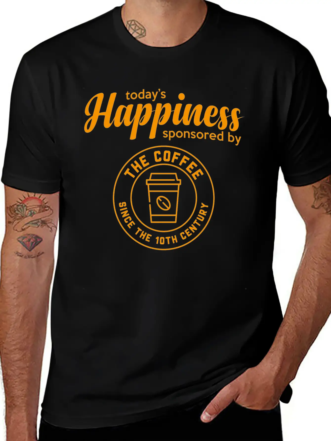 Happiness Unisex Casual T-Shirt – Clean Design For Daily Comfort