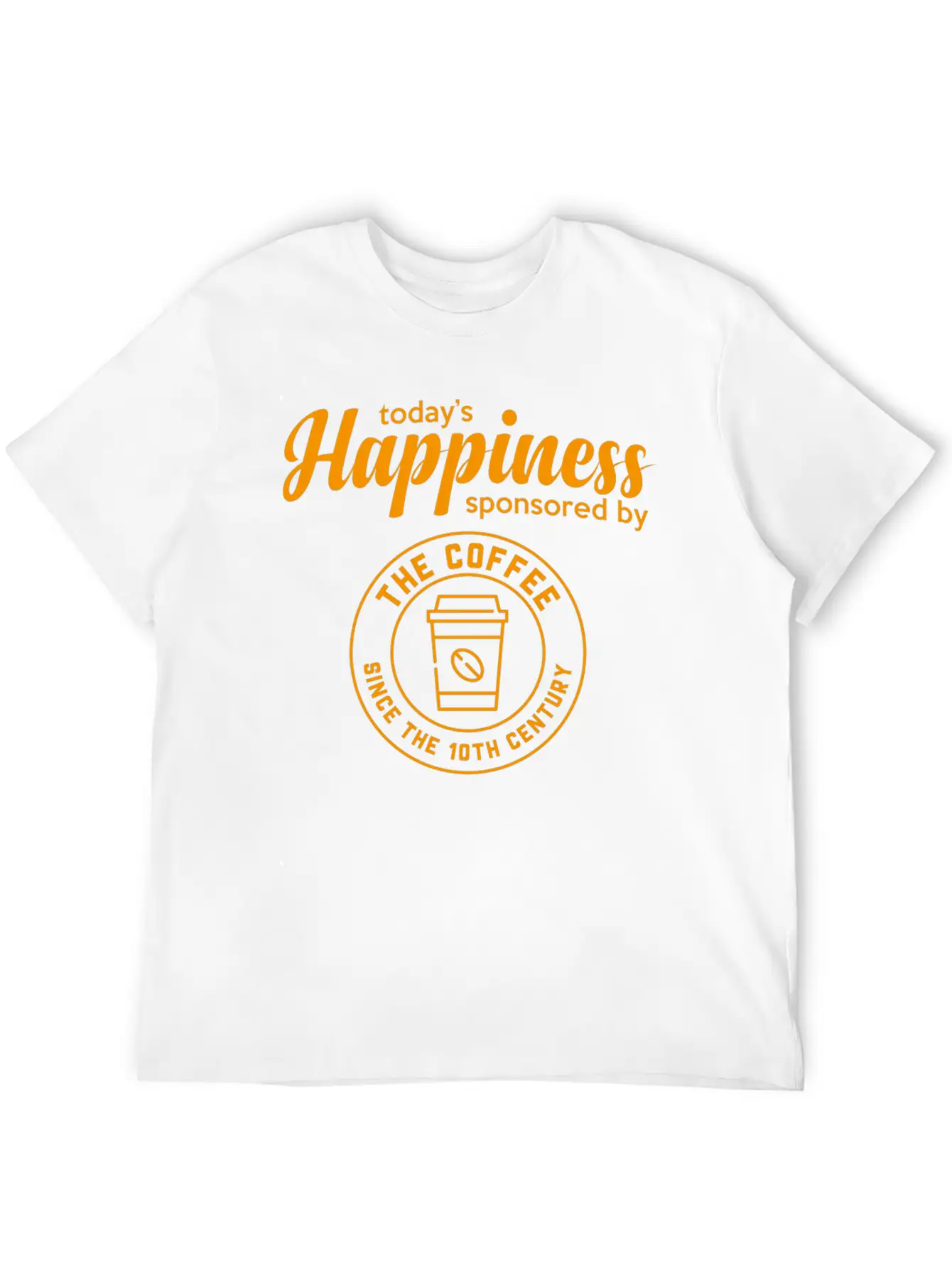 Happiness Unisex Casual T-Shirt – Clean Design For Daily Comfort