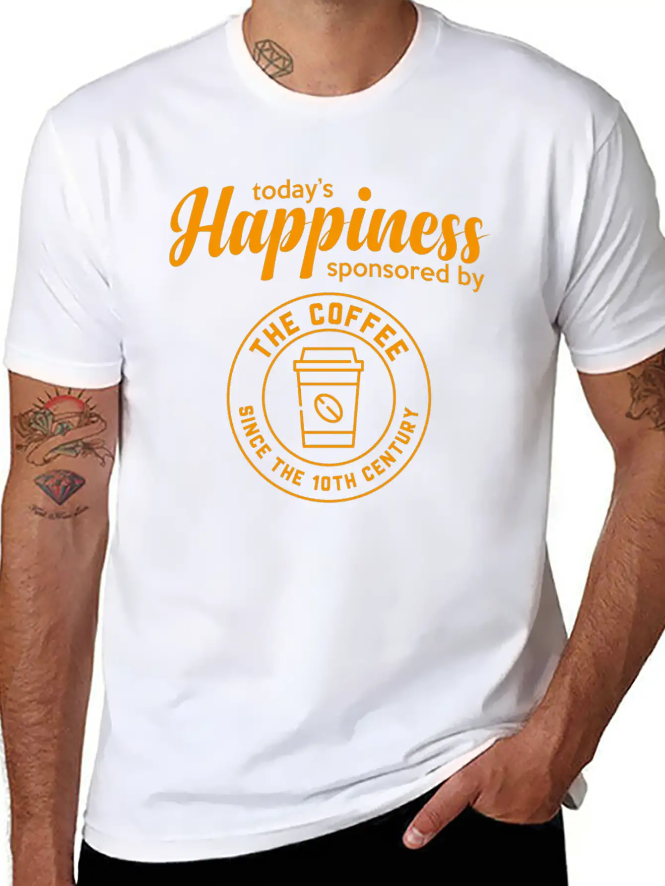 Happiness Unisex Casual T-Shirt – Clean Design For Daily Comfort