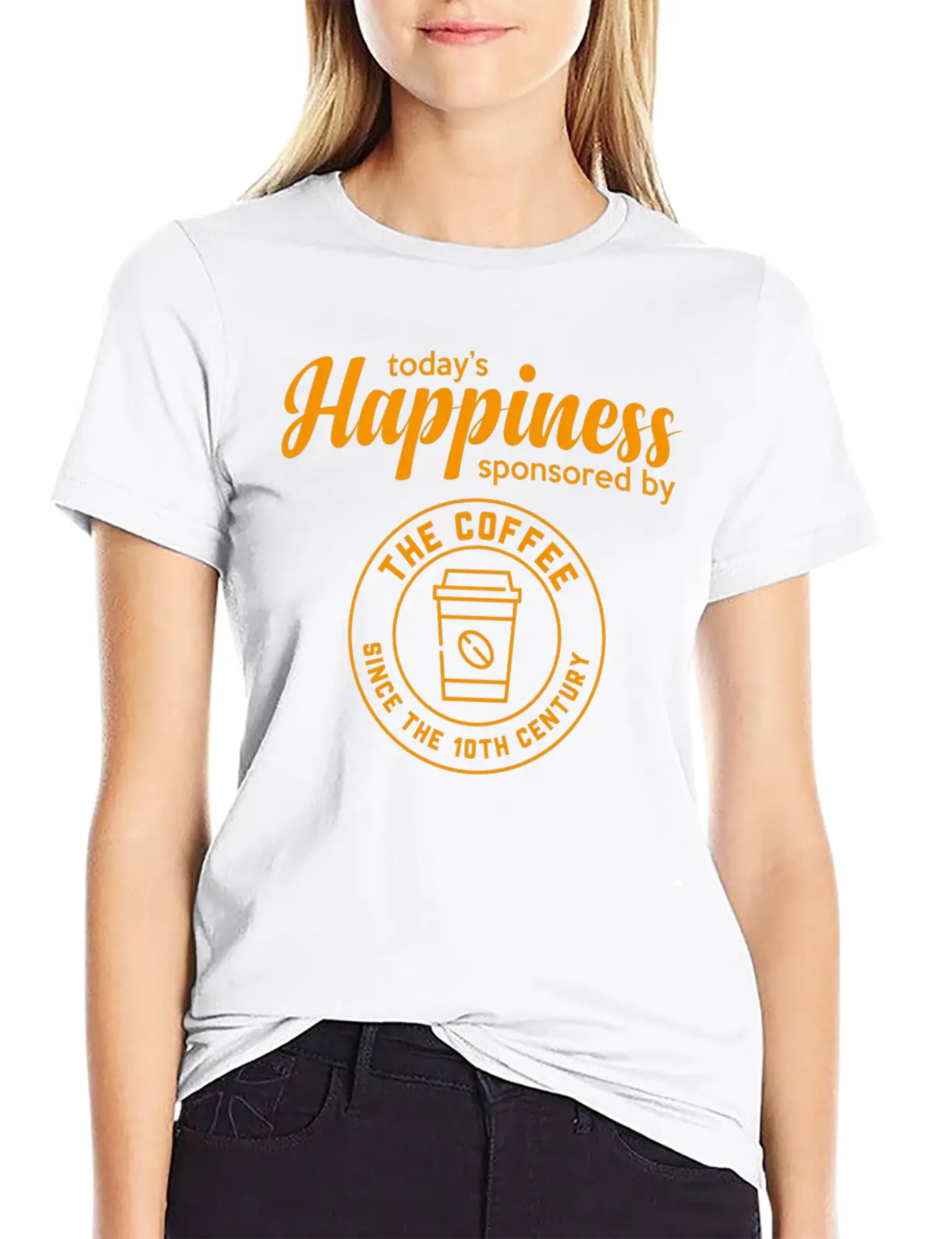 Happiness Unisex Casual T-Shirt – Clean Design For Daily Comfort