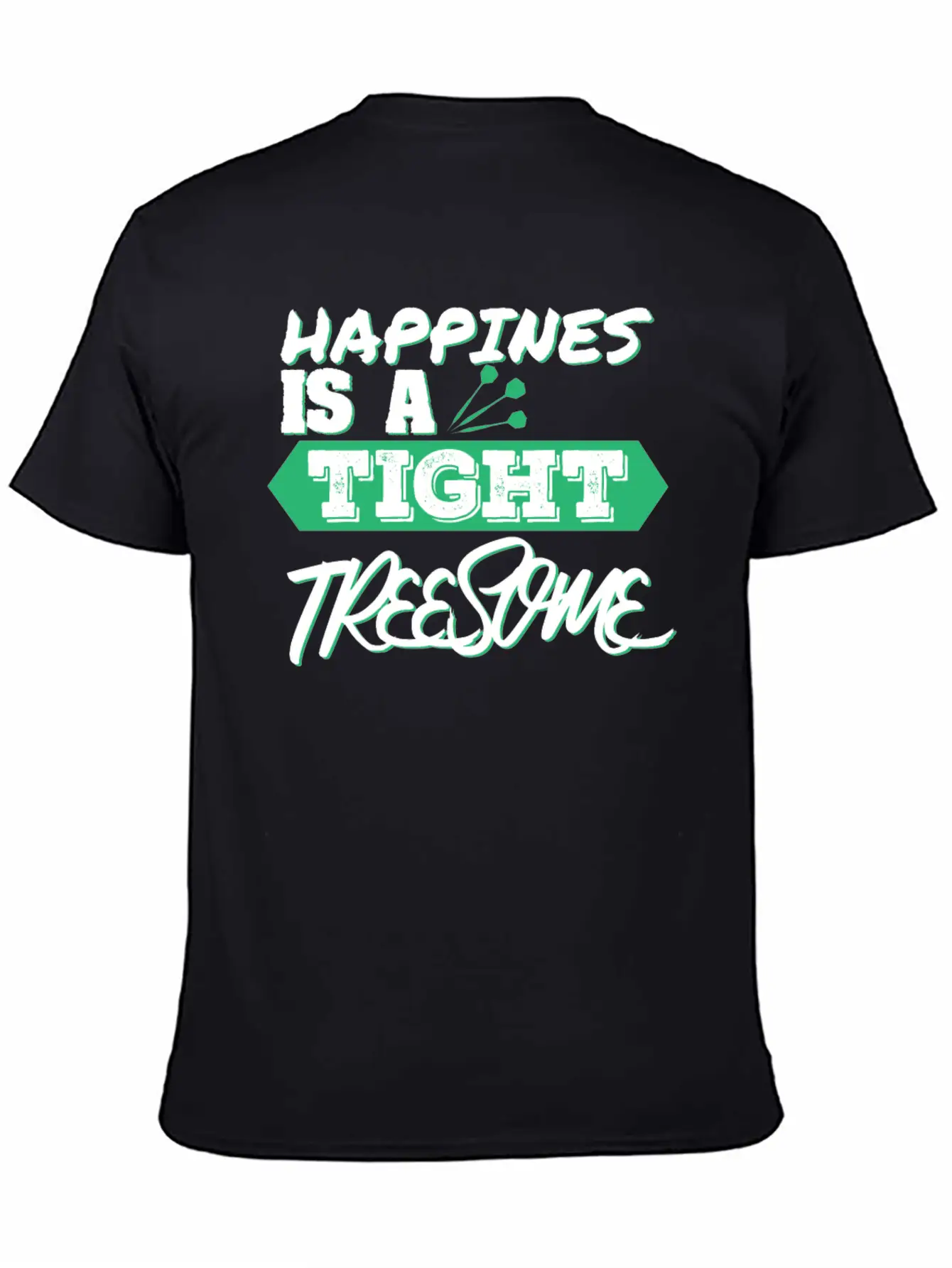 Happiness Unisex Short Sleeve Soft Cotton T-Shirt – Casual Everyday Wear