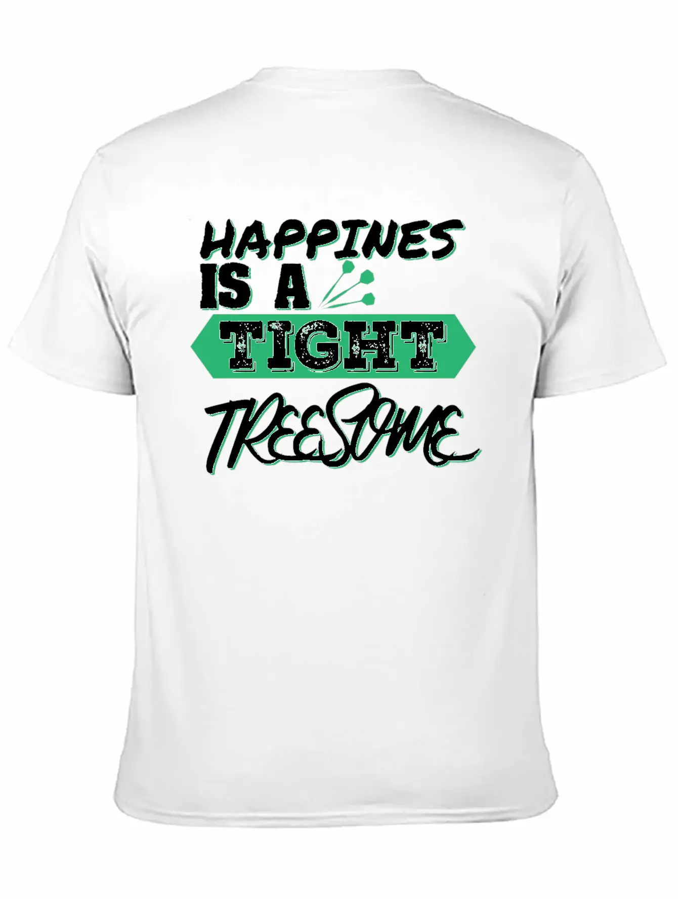 Happiness Unisex Short Sleeve Soft Cotton T-Shirt – Casual Everyday Wear