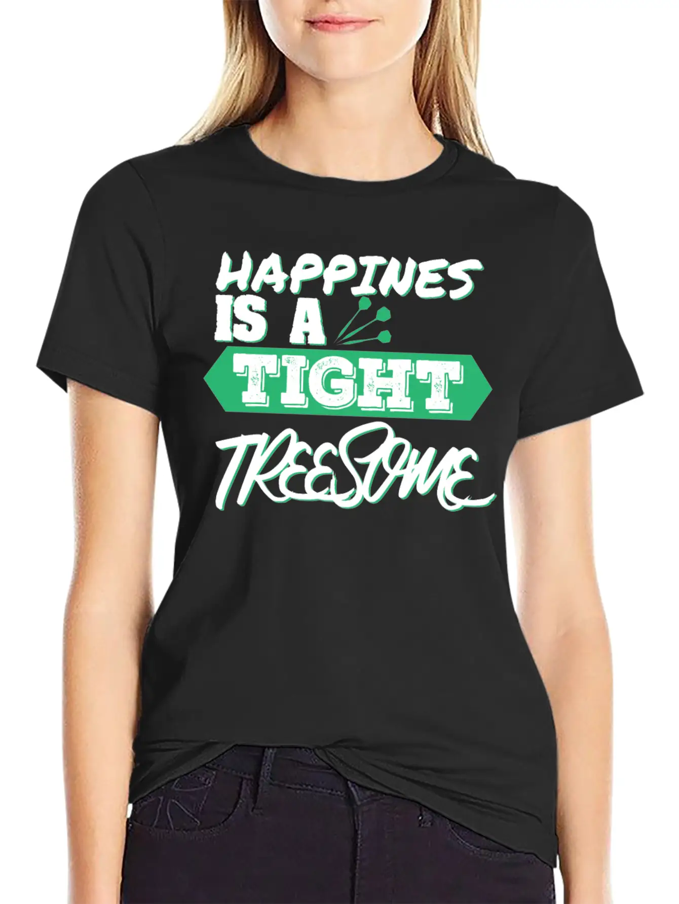 Happiness Unisex Short Sleeve Soft Cotton T-Shirt – Casual Everyday Wear