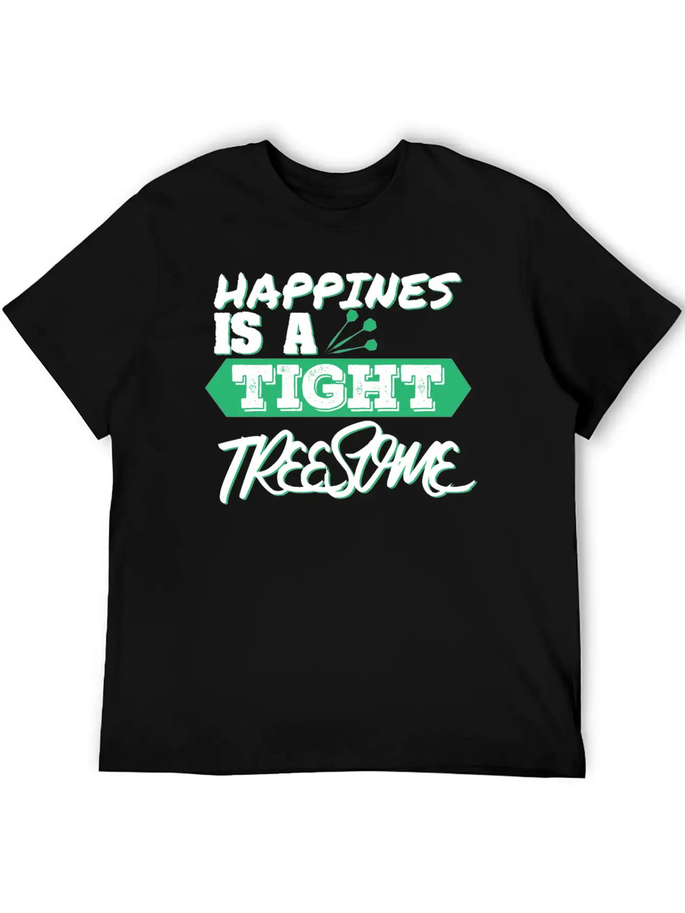 Happiness Unisex Short Sleeve Soft Cotton T-Shirt – Casual Everyday Wear