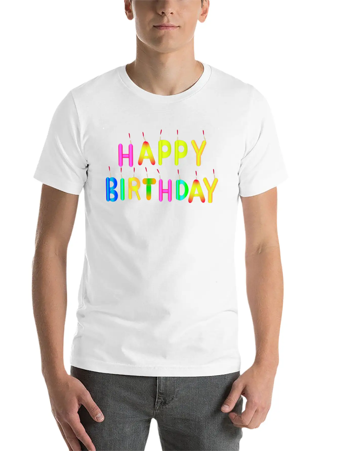 Happy Birthday Timeless Short Sleeve Tee – Comfy And Minimalist Design