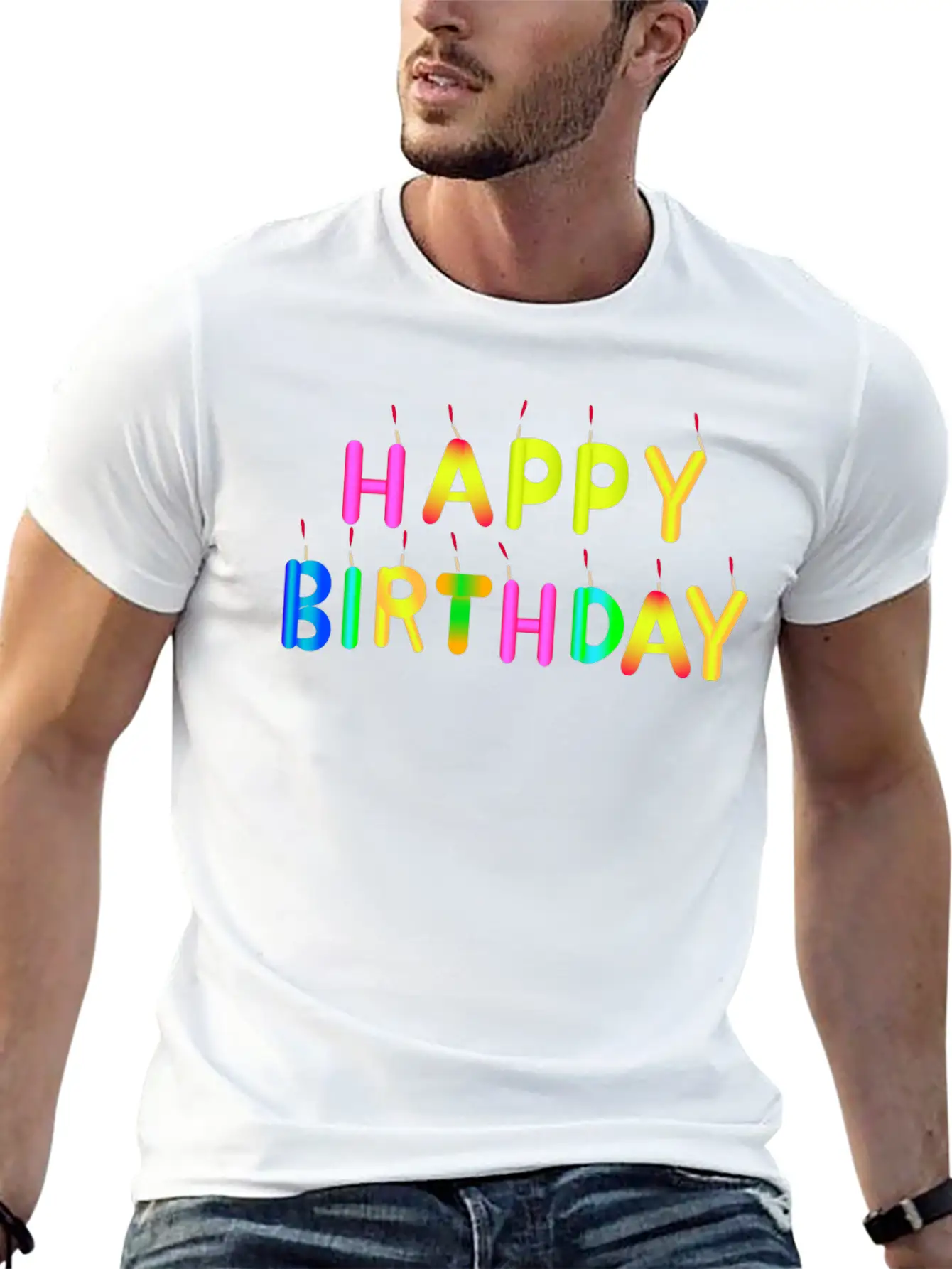 Happy Birthday Timeless Short Sleeve Tee – Comfy And Minimalist Design
