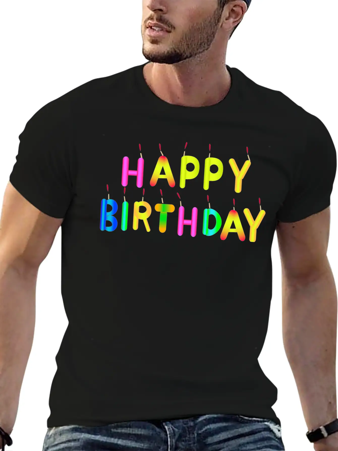 Happy Birthday Timeless Short Sleeve Tee – Comfy And Minimalist Design