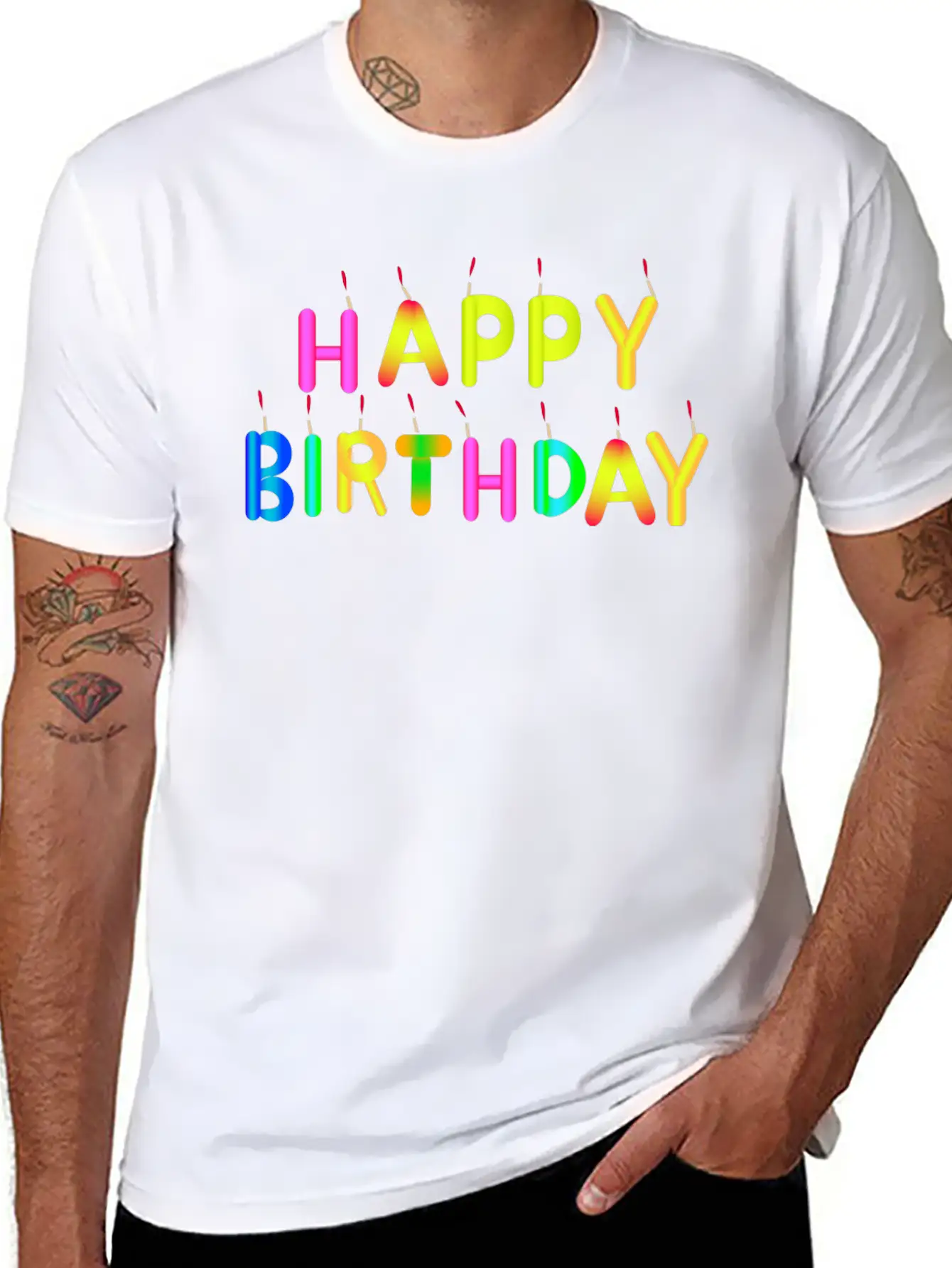 Happy Birthday Timeless Short Sleeve Tee – Comfy And Minimalist Design