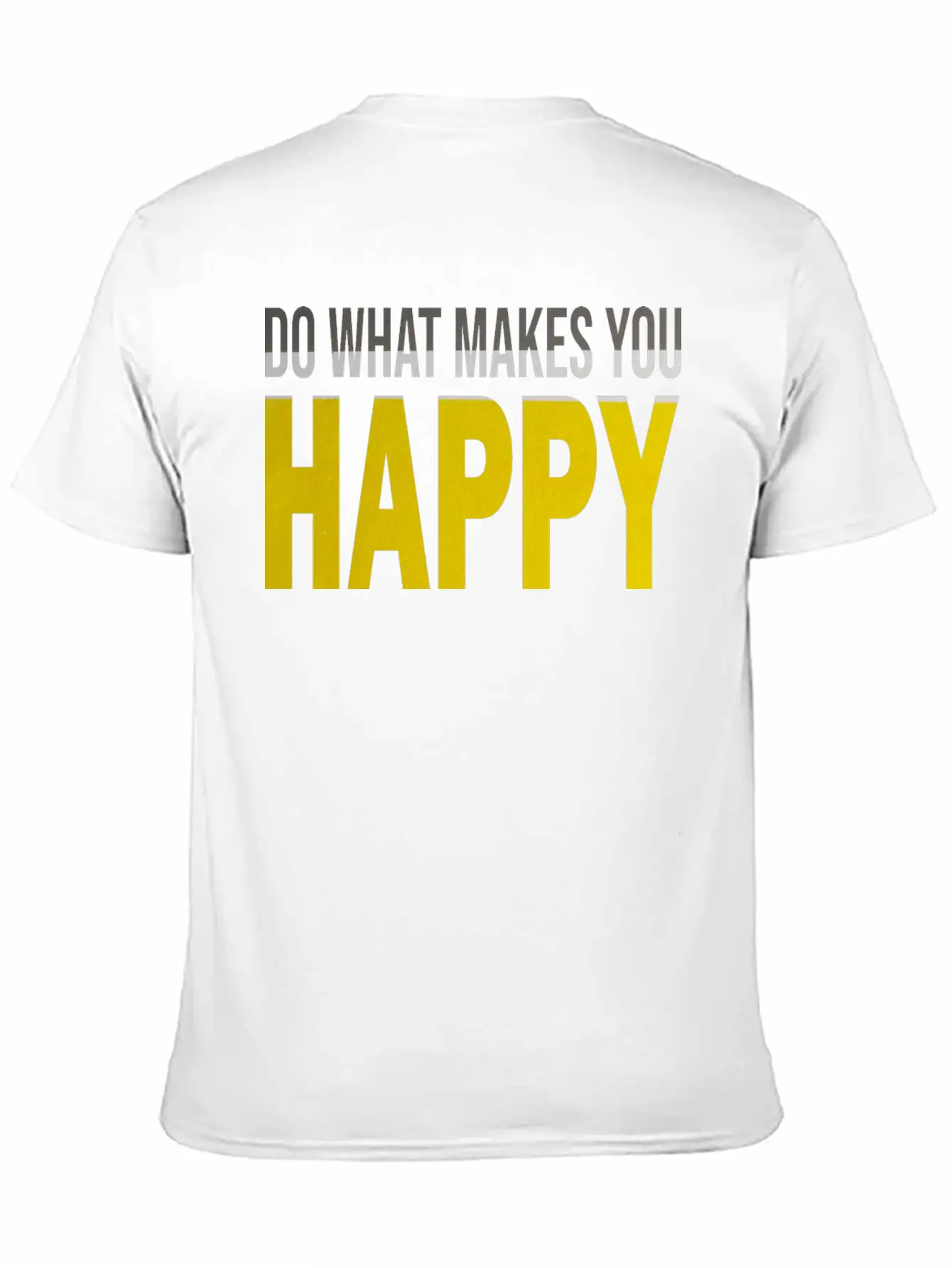 HAPPY Comfortable Minimalist Graphic Tee – Summer Style Essential