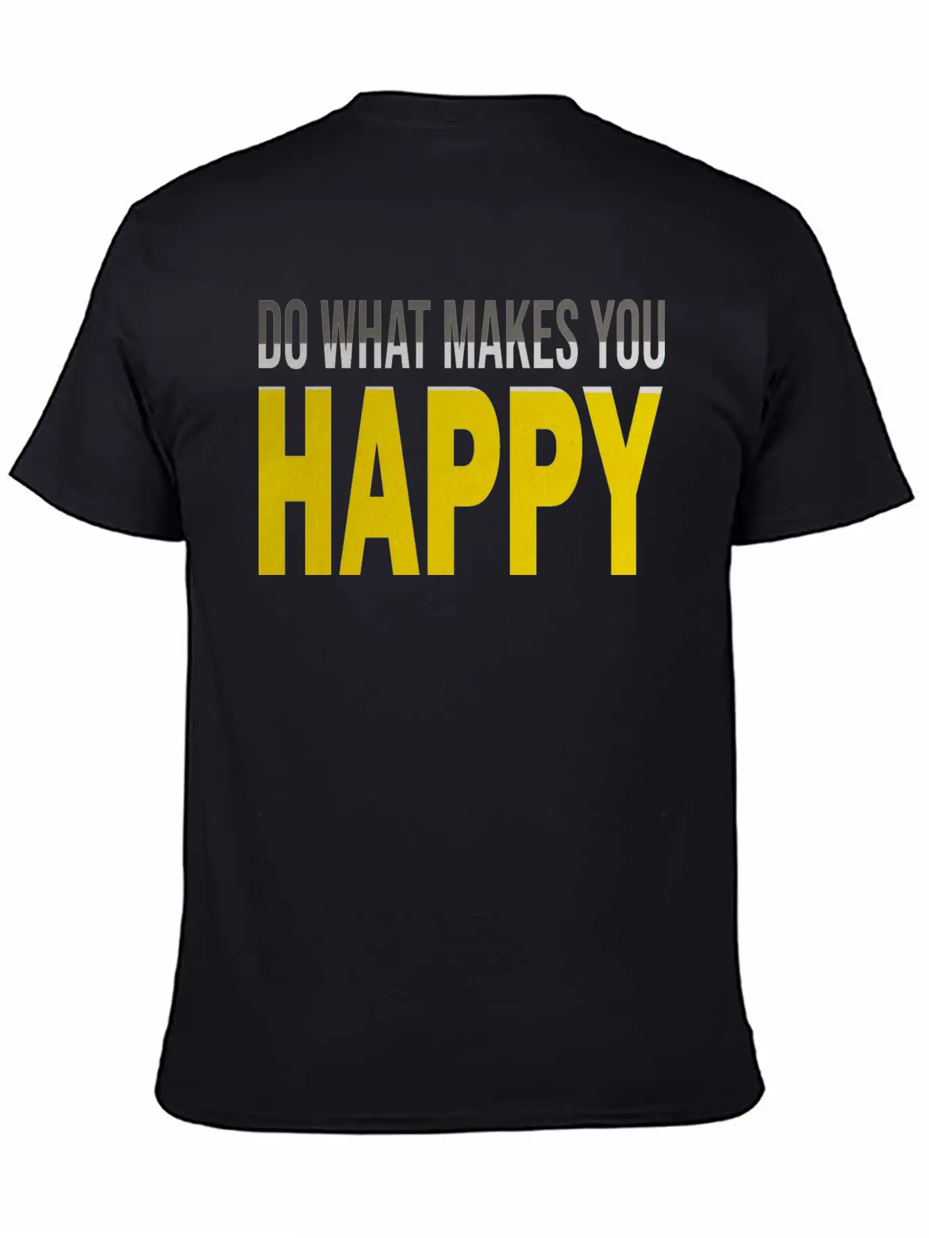 HAPPY Comfortable Minimalist Graphic Tee – Summer Style Essential