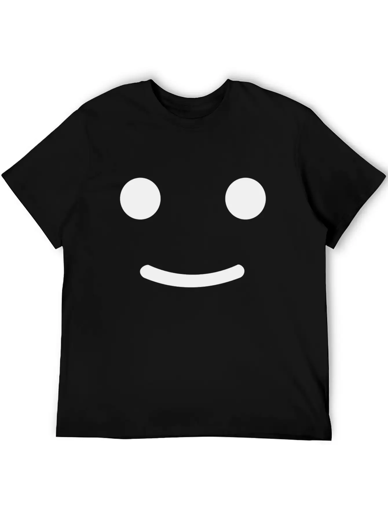 Happy Face Basic Graphic T-Shirt – Daily Comfort In Soft Cotton