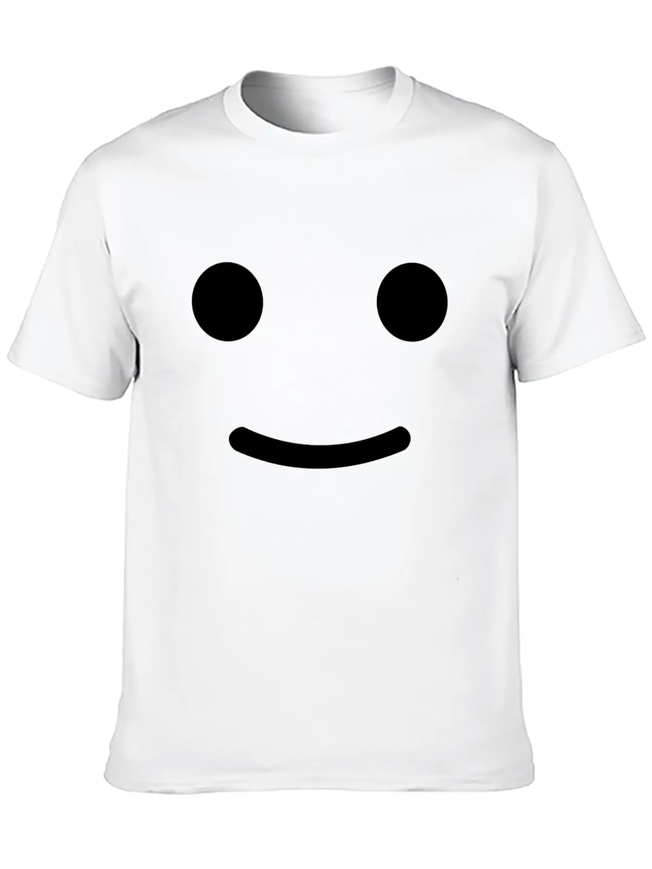 Happy Face Basic Graphic T-Shirt – Daily Comfort In Soft Cotton