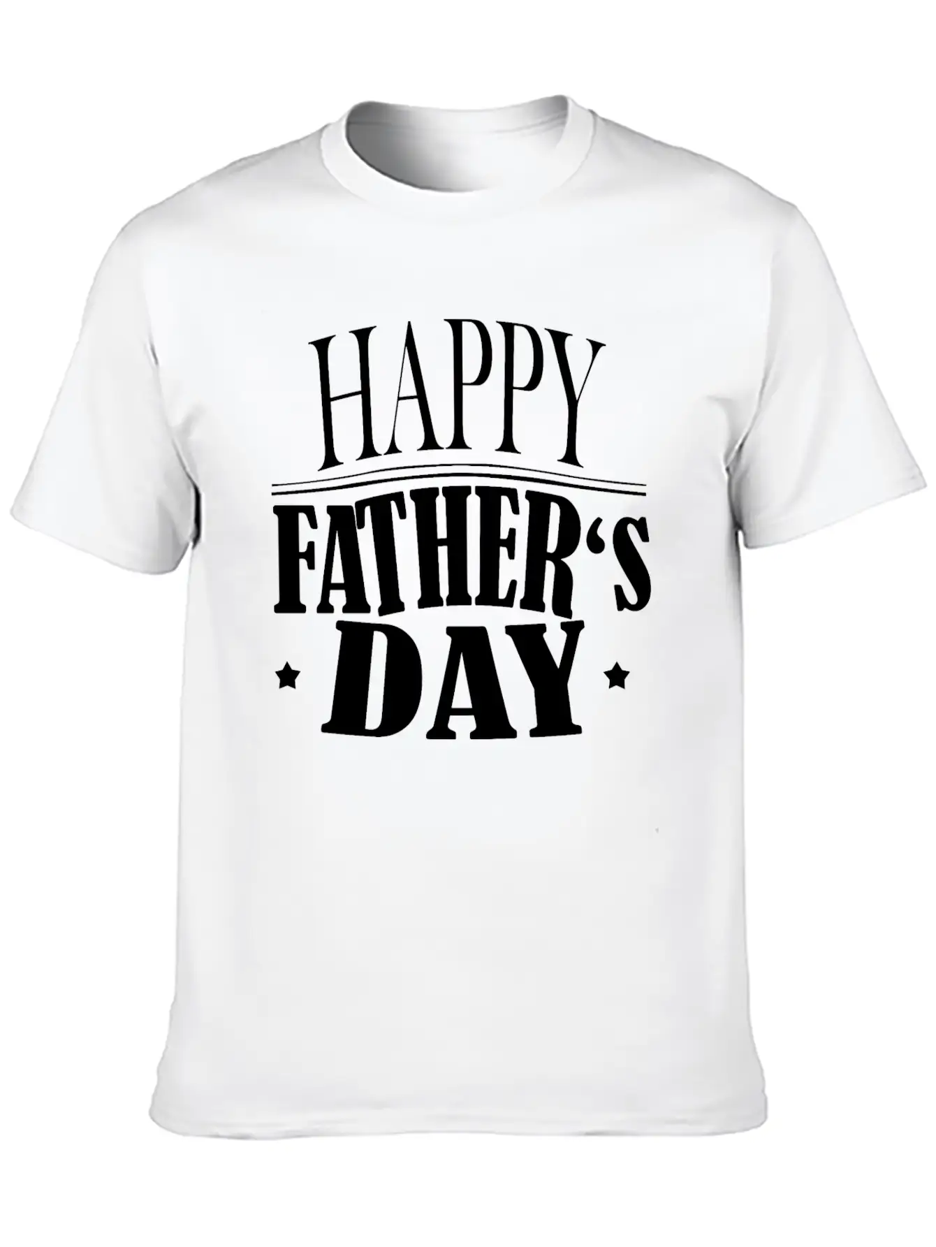 Happy Father Day Greeting Essential Unisex Summer Tee – Soft Cotton Casual Fit