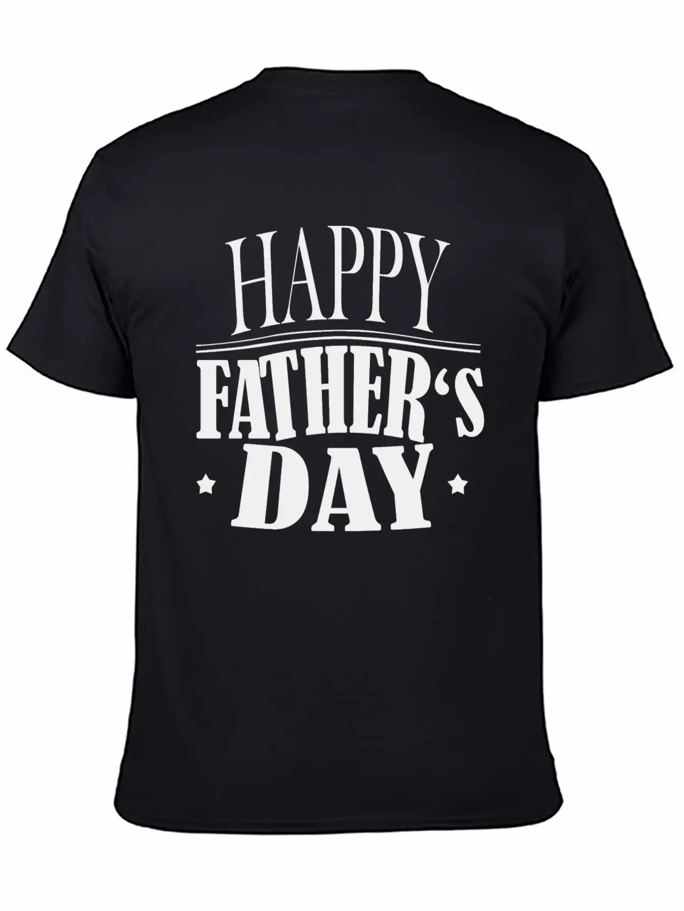 Happy Father Day Greeting Essential Unisex Summer Tee – Soft Cotton Casual Fit