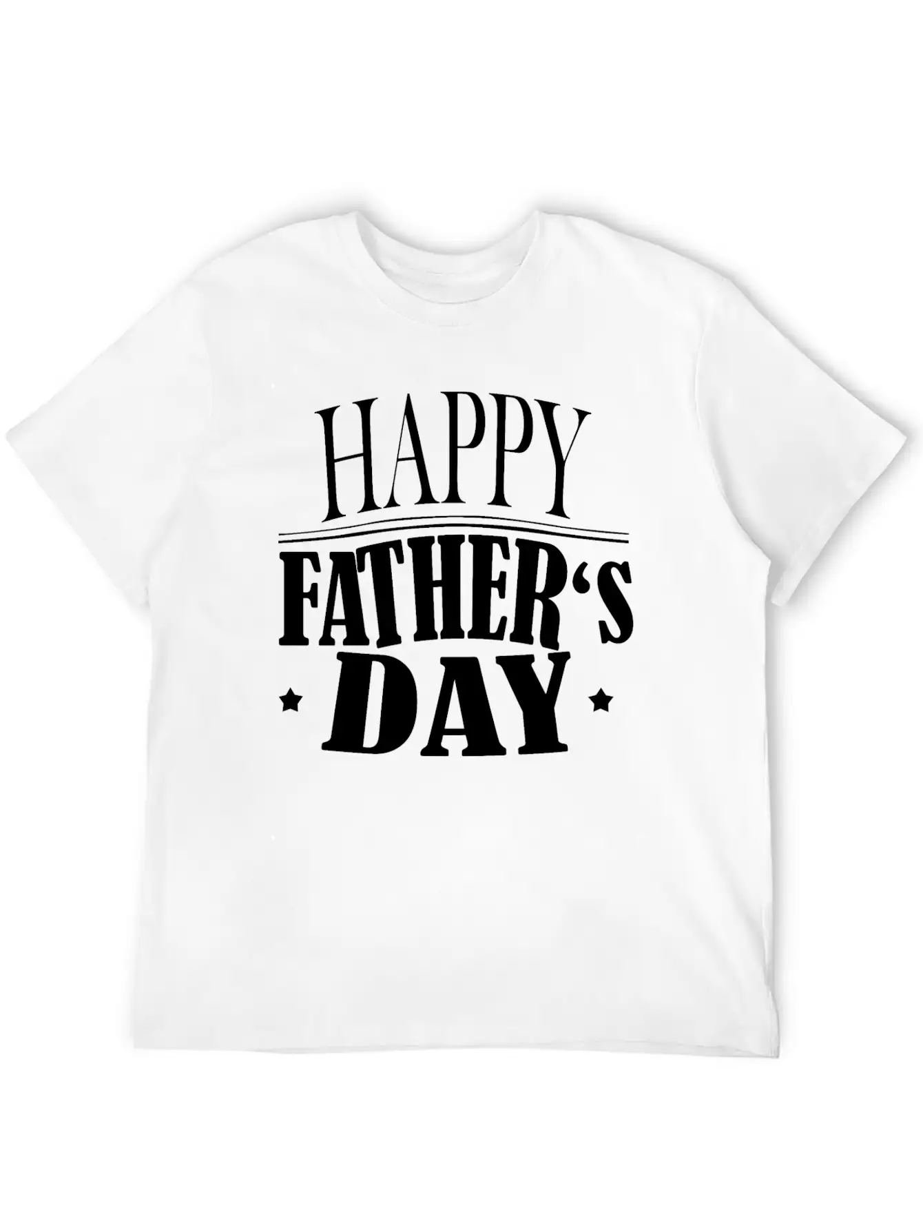 Happy Father Day Greeting Essential Unisex Summer Tee – Soft Cotton Casual Fit