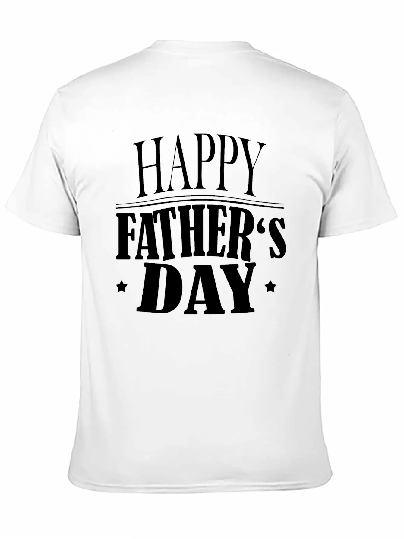 Happy Father Day Greeting Essential Unisex Summer Tee – Soft Cotton Casual Fit