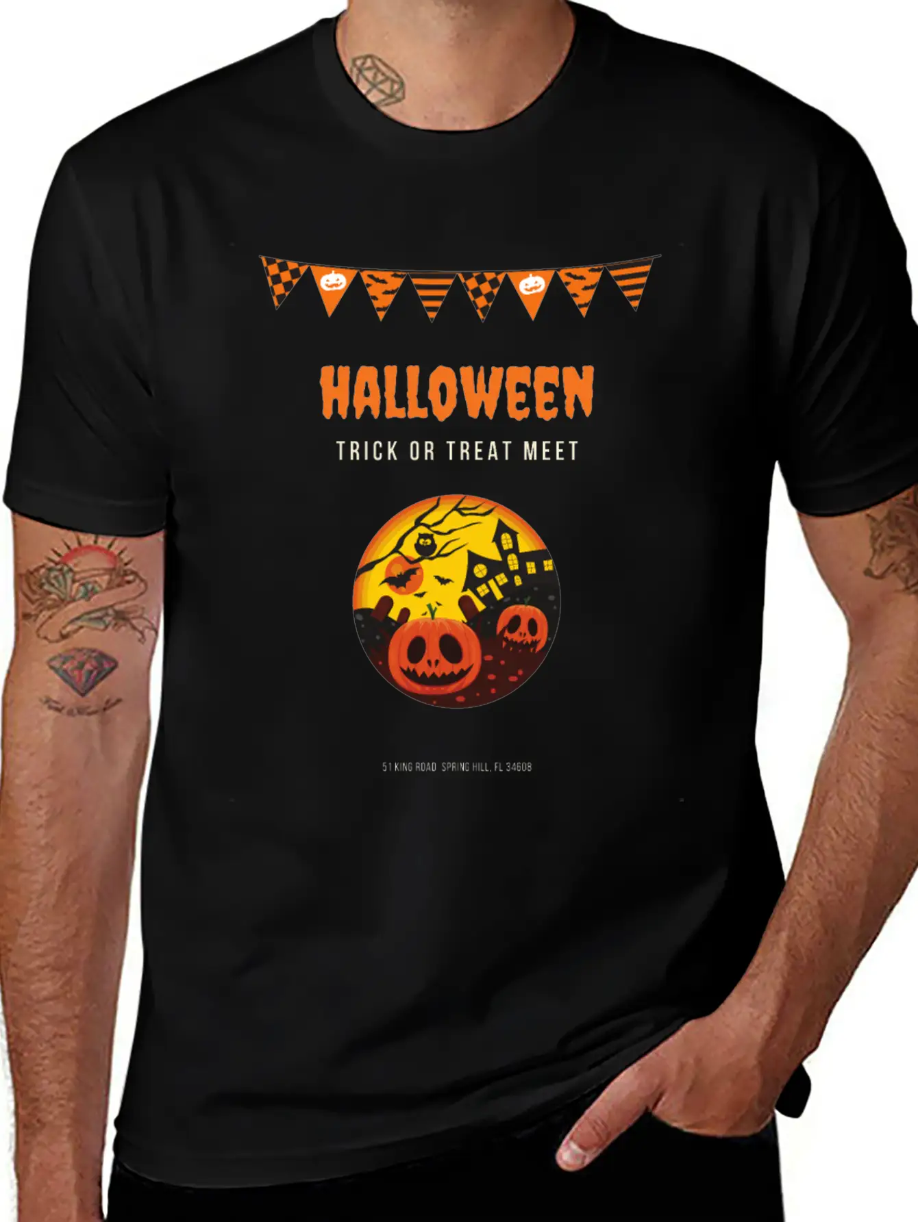 Happy Halloween Basic Graphic T-Shirt – Daily Comfort In Soft Cotton