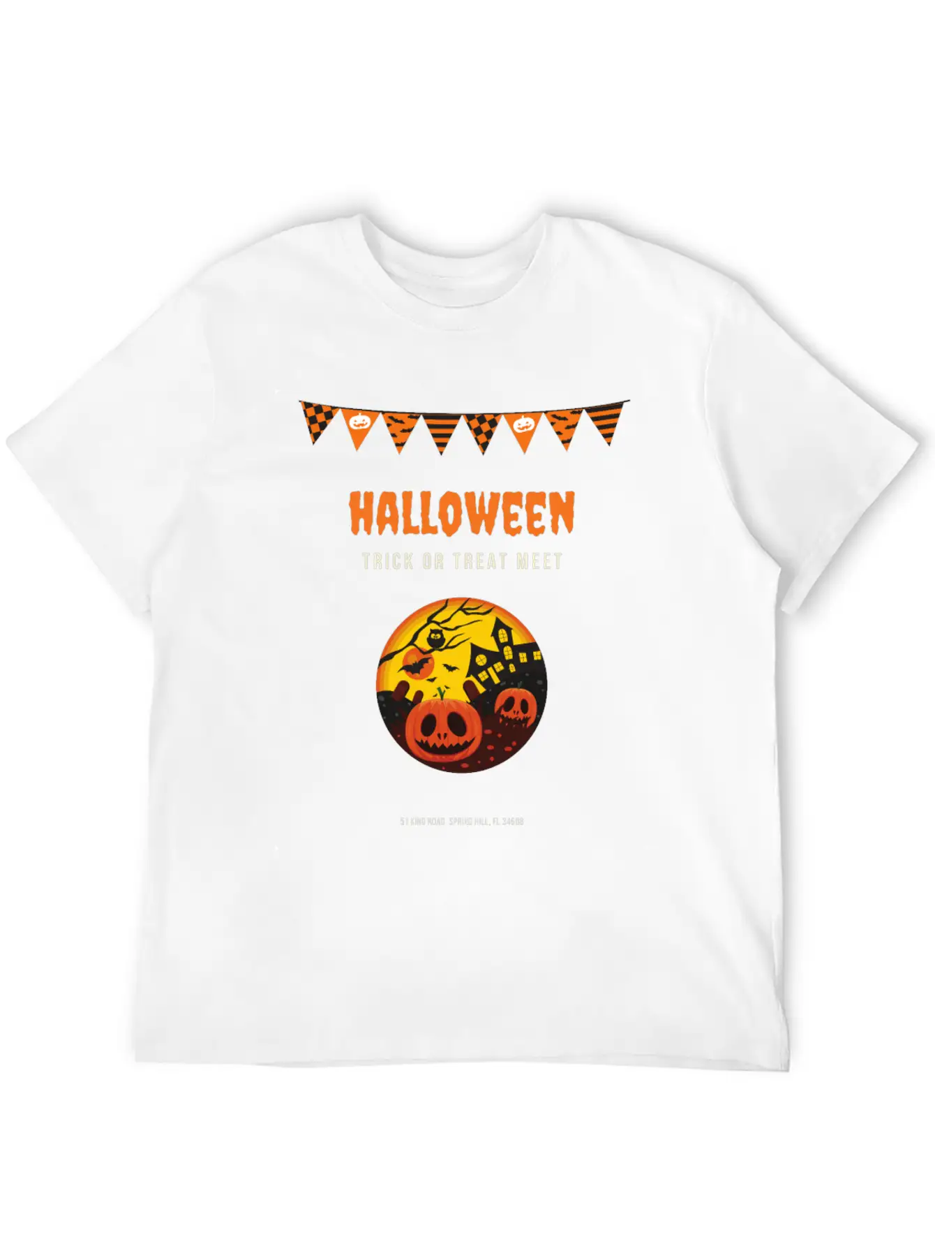 Happy Halloween Basic Graphic T-Shirt – Daily Comfort In Soft Cotton