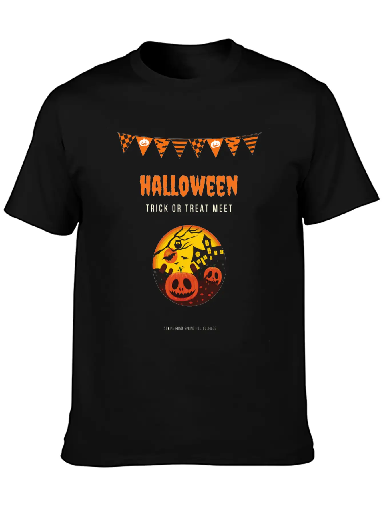 Happy Halloween Basic Graphic T-Shirt – Daily Comfort In Soft Cotton