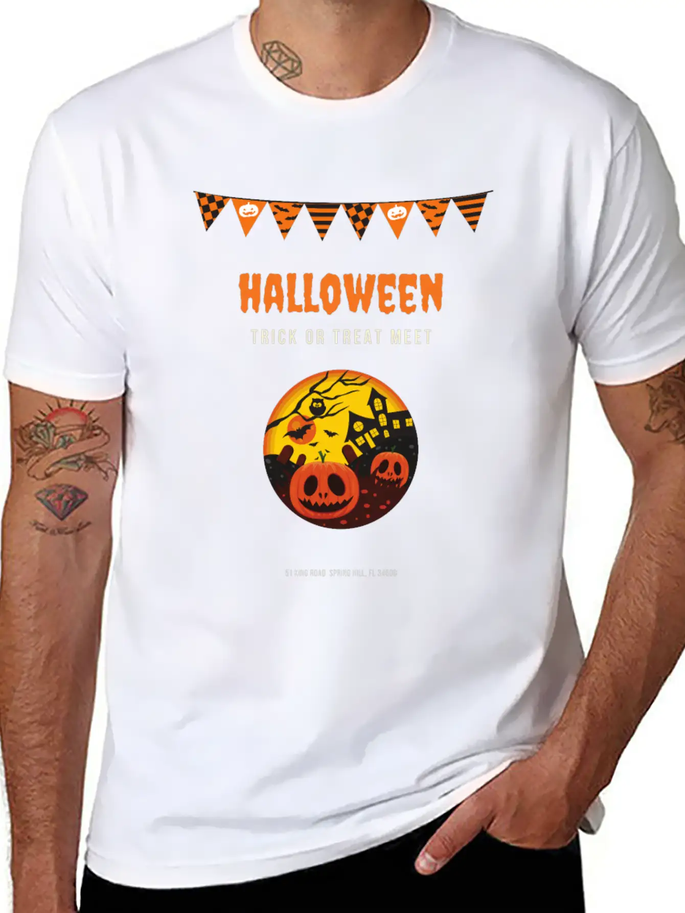 Happy Halloween Basic Graphic T-Shirt – Daily Comfort In Soft Cotton
