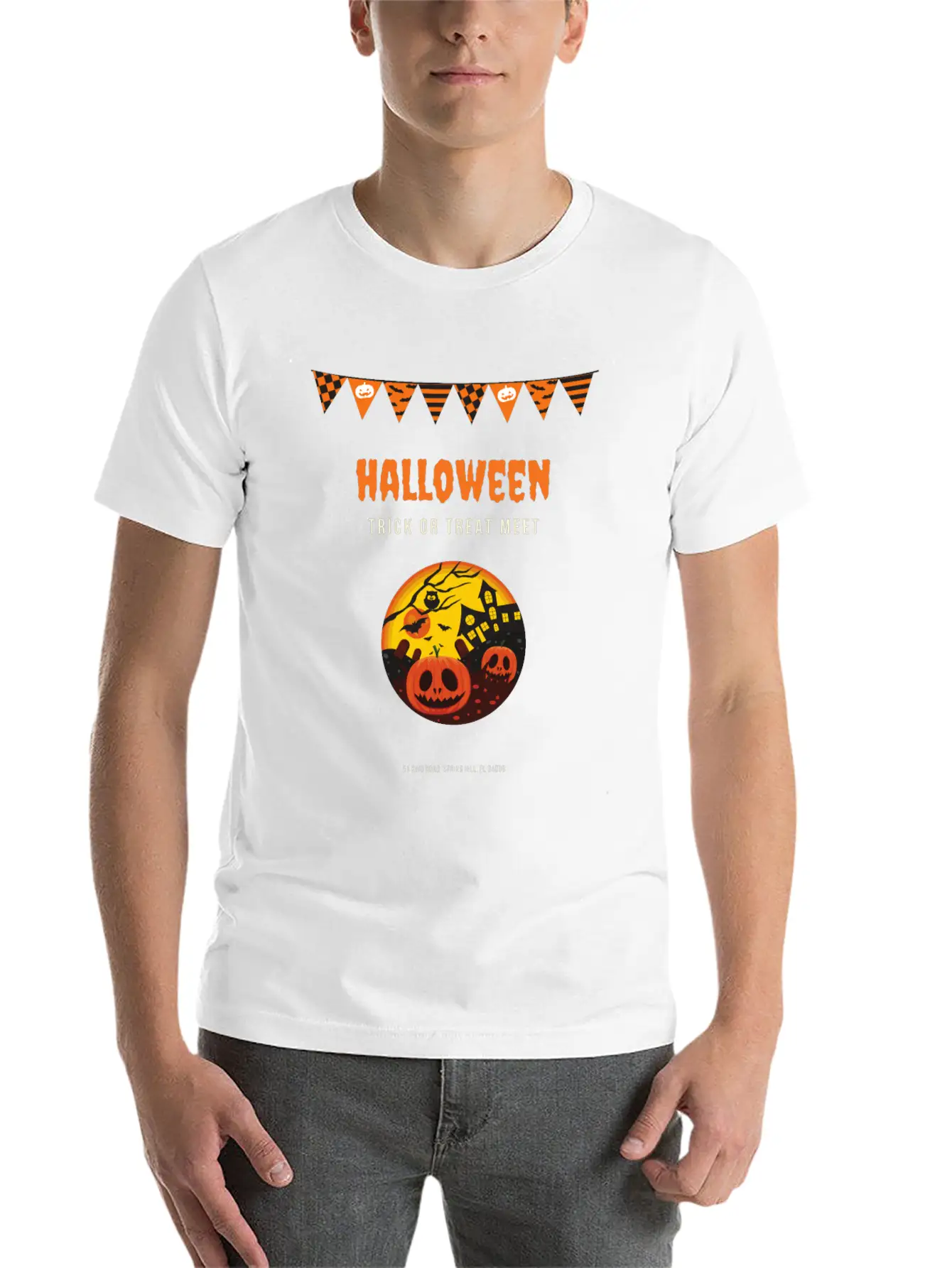 Happy Halloween Basic Graphic T-Shirt – Daily Comfort In Soft Cotton