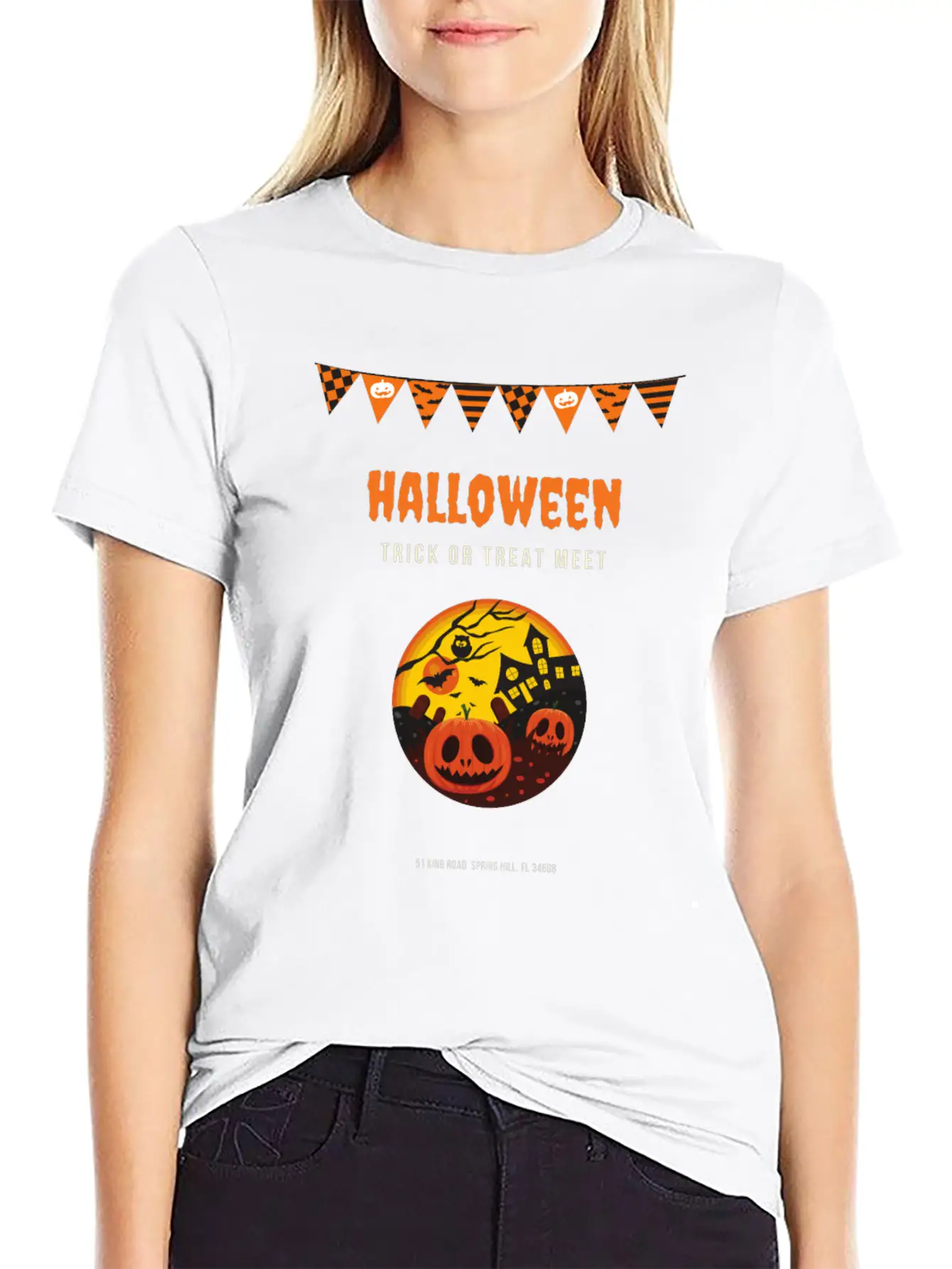Happy Halloween Basic Graphic T-Shirt – Daily Comfort In Soft Cotton