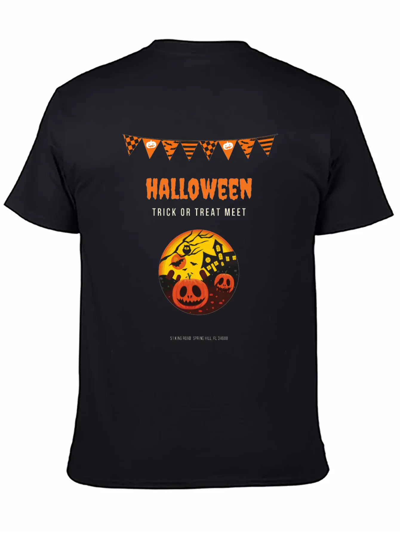 Happy Halloween Basic Graphic T-Shirt – Daily Comfort In Soft Cotton