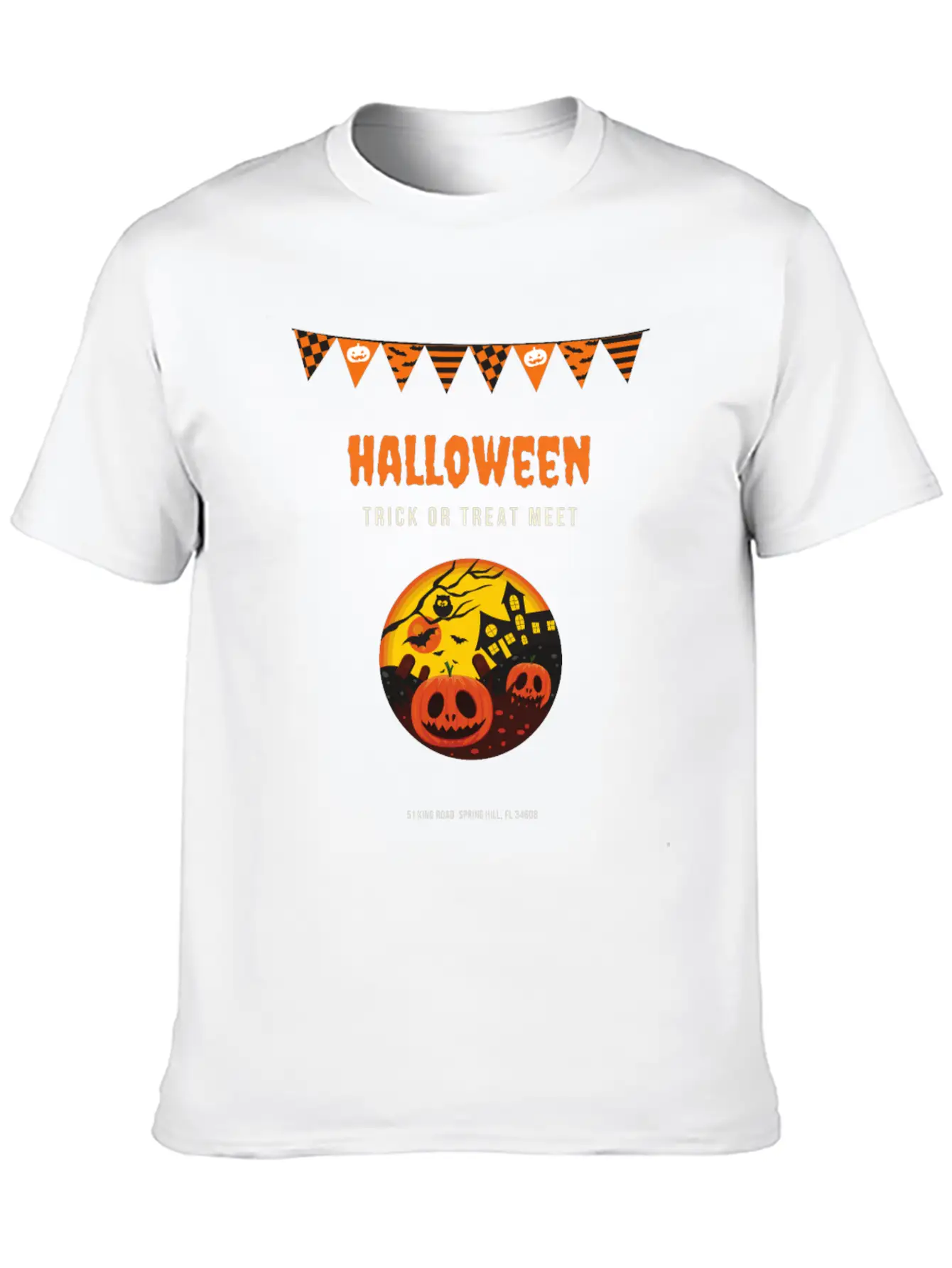 Happy Halloween Basic Graphic T-Shirt – Daily Comfort In Soft Cotton