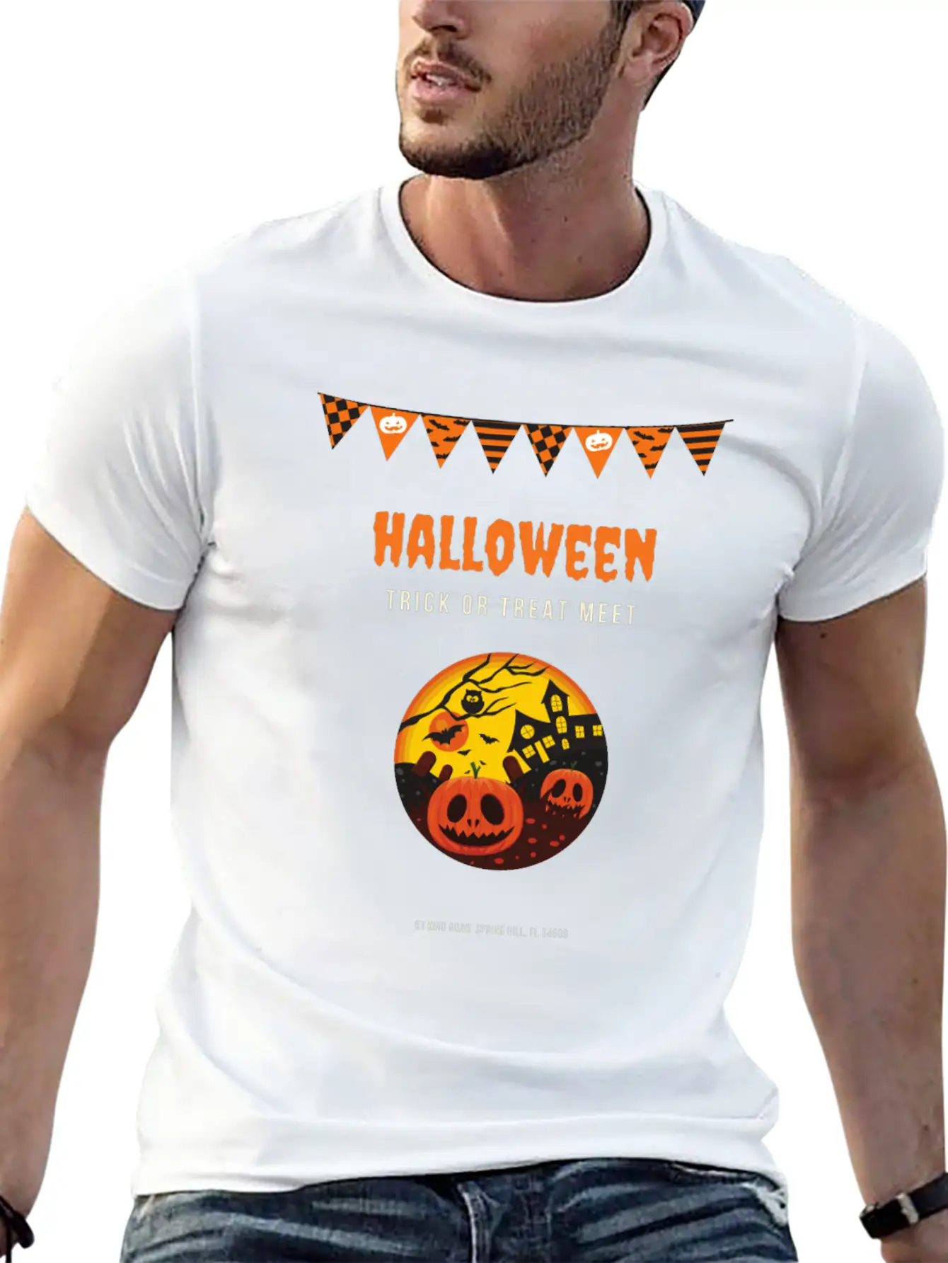 Happy Halloween Basic Graphic T-Shirt – Daily Comfort In Soft Cotton