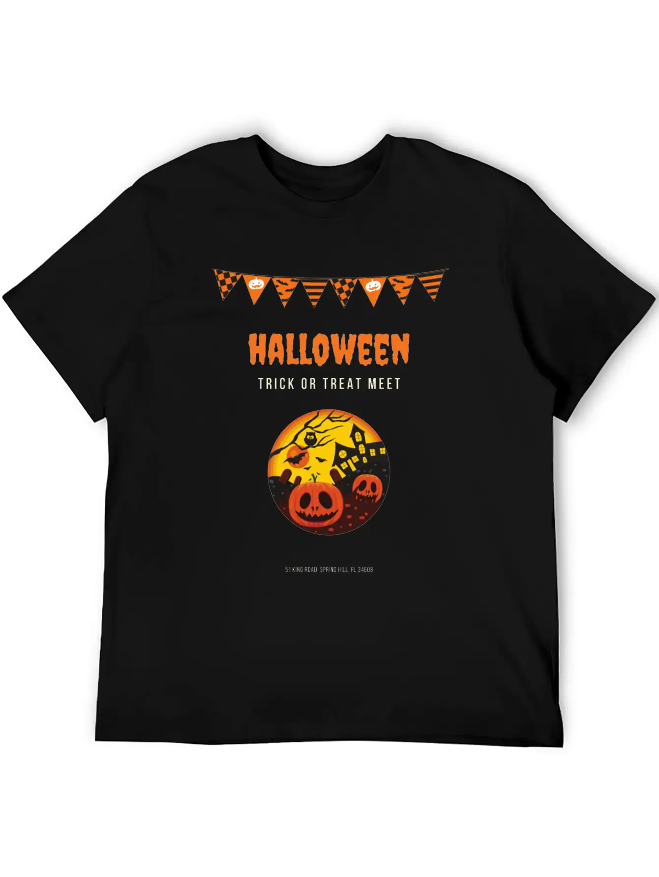 Happy Halloween Basic Graphic T-Shirt – Daily Comfort In Soft Cotton
