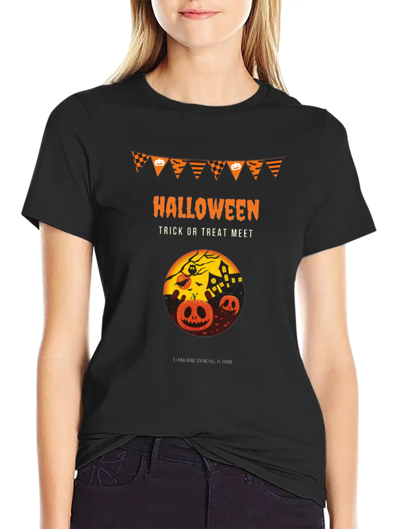 Happy Halloween Basic Graphic T-Shirt – Daily Comfort In Soft Cotton