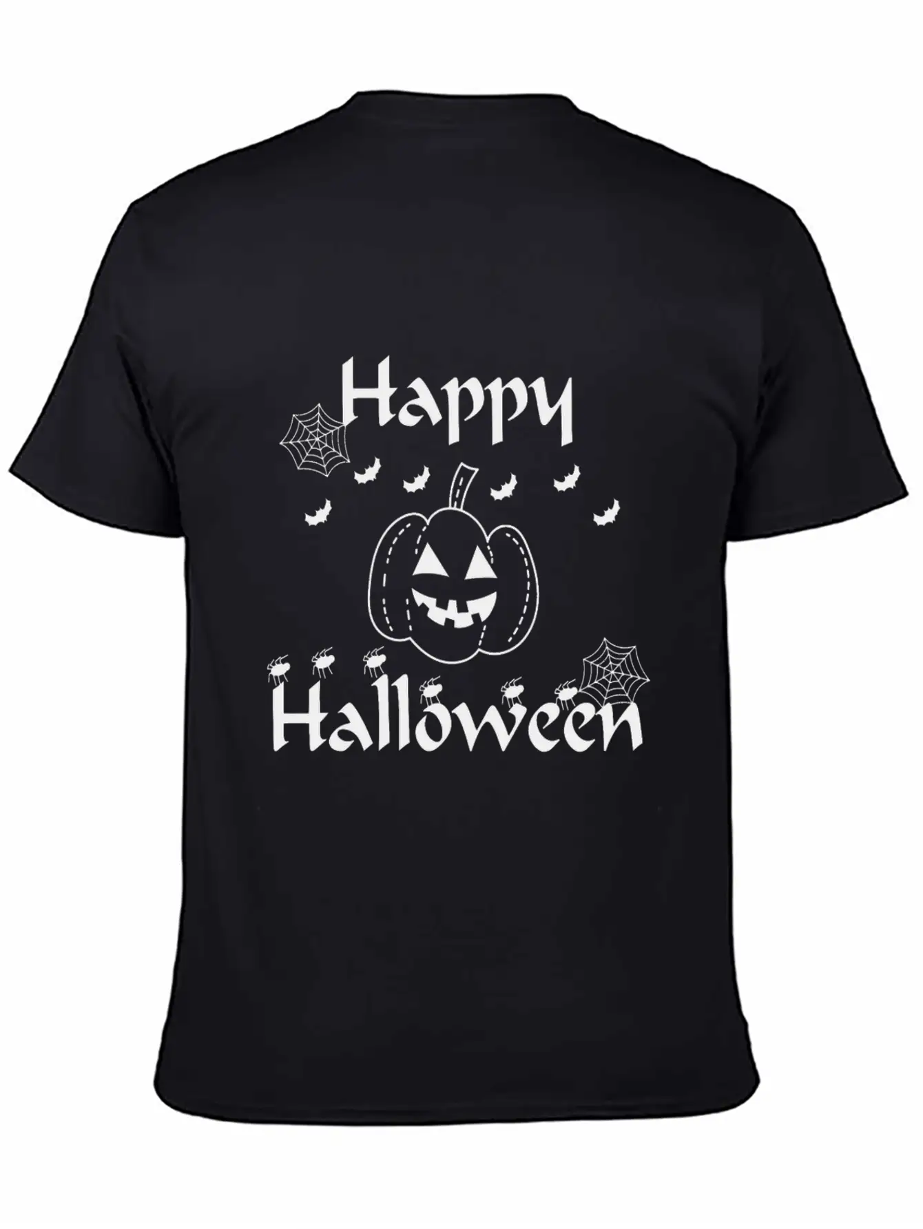 Happy Halloween Essential Unisex Summer Tee – Soft Cotton Casual Fit